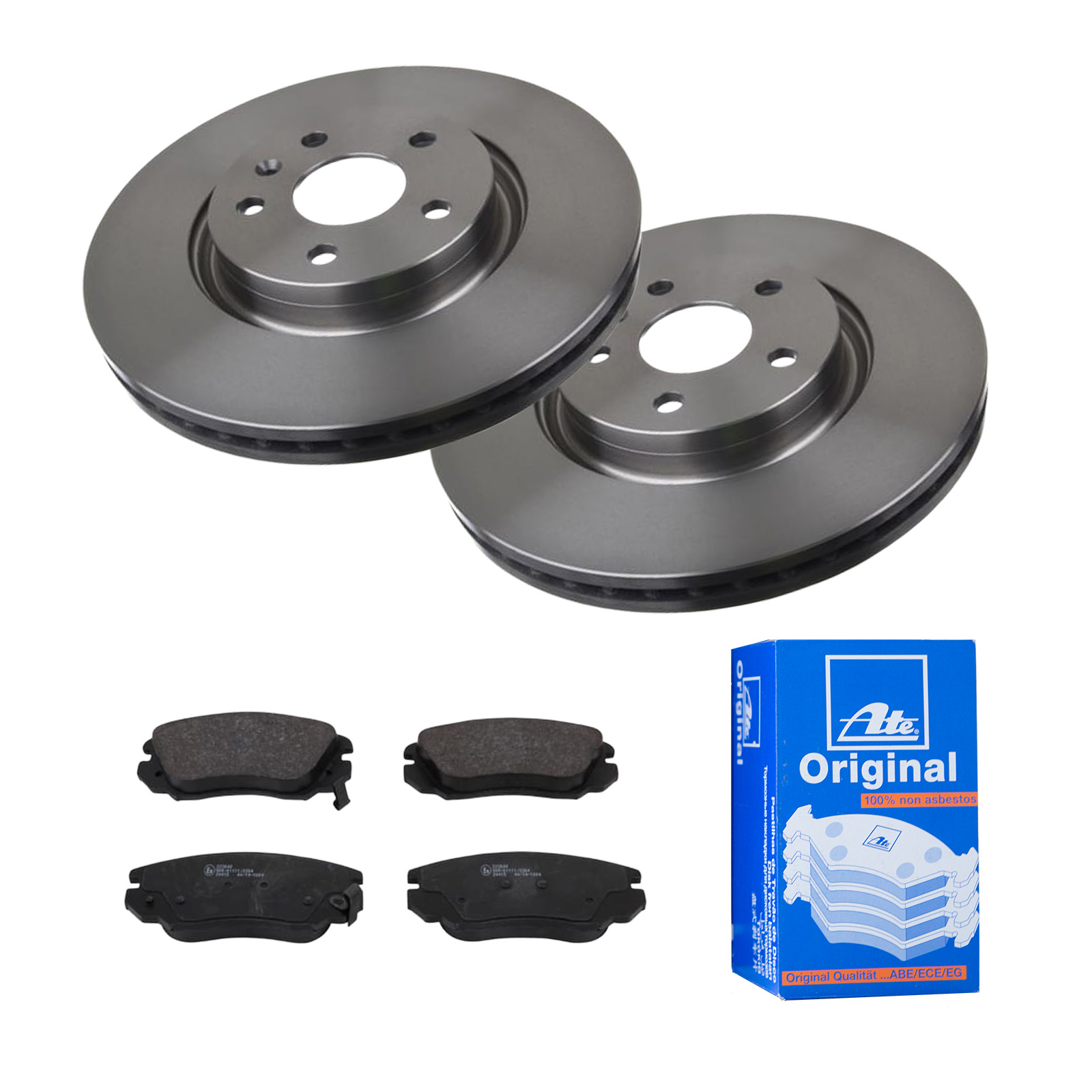 ATE Bremsesæt, skivebremser 142023134 foraksel ventileret 337mm 30mm for OPEL CHEVROLET VAUXHALL
