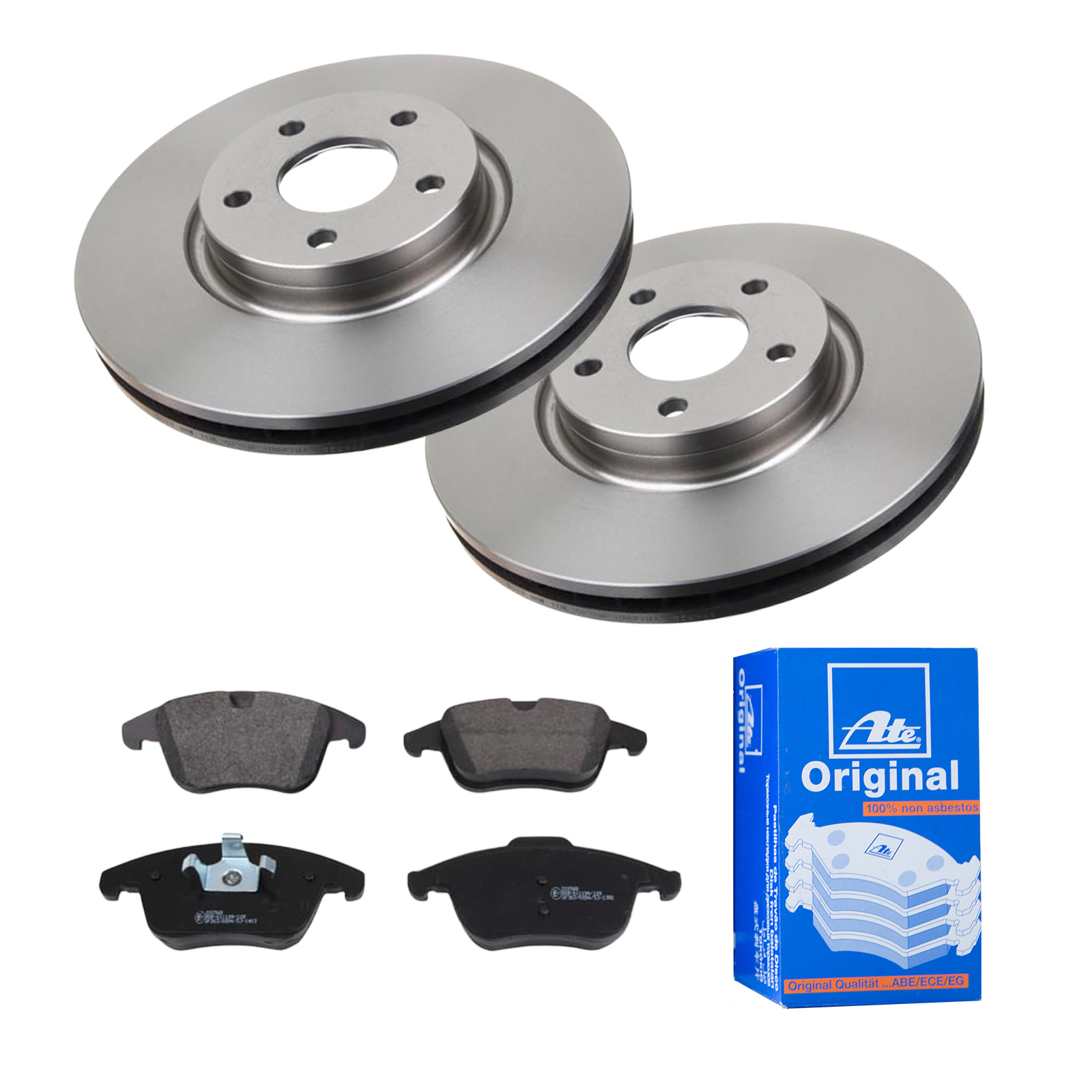 ATE Bremsesæt, skivebremser 142023206 foraksel ventileret 300mm 28mm for FORD VOLVO LAND ROVER