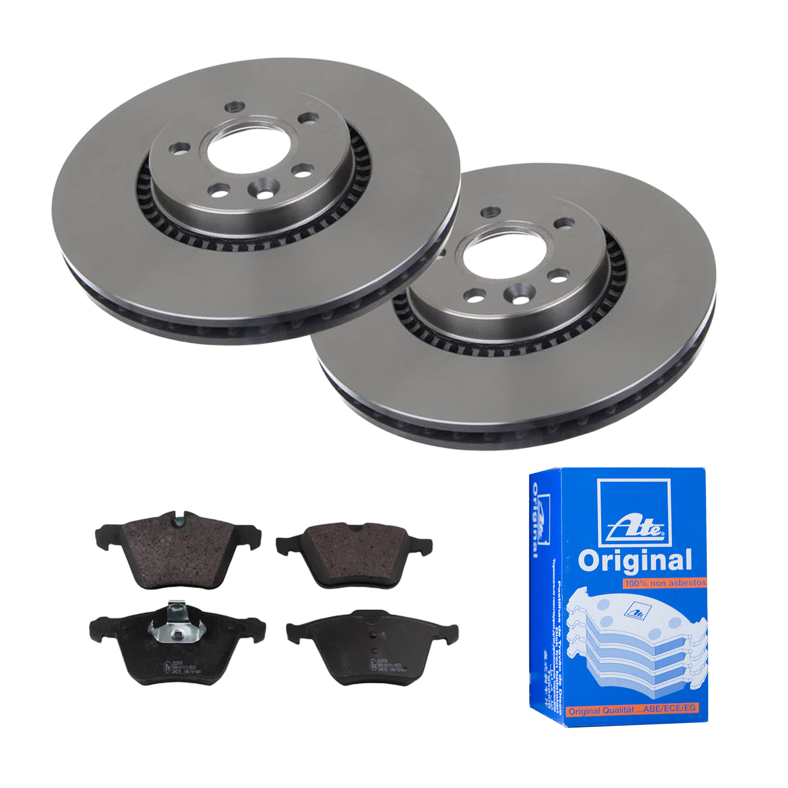 ATE Bremsesæt, skivebremser 142023226 foraksel ventileret 316mm 28mm for FORD VOLVO LAND ROVER