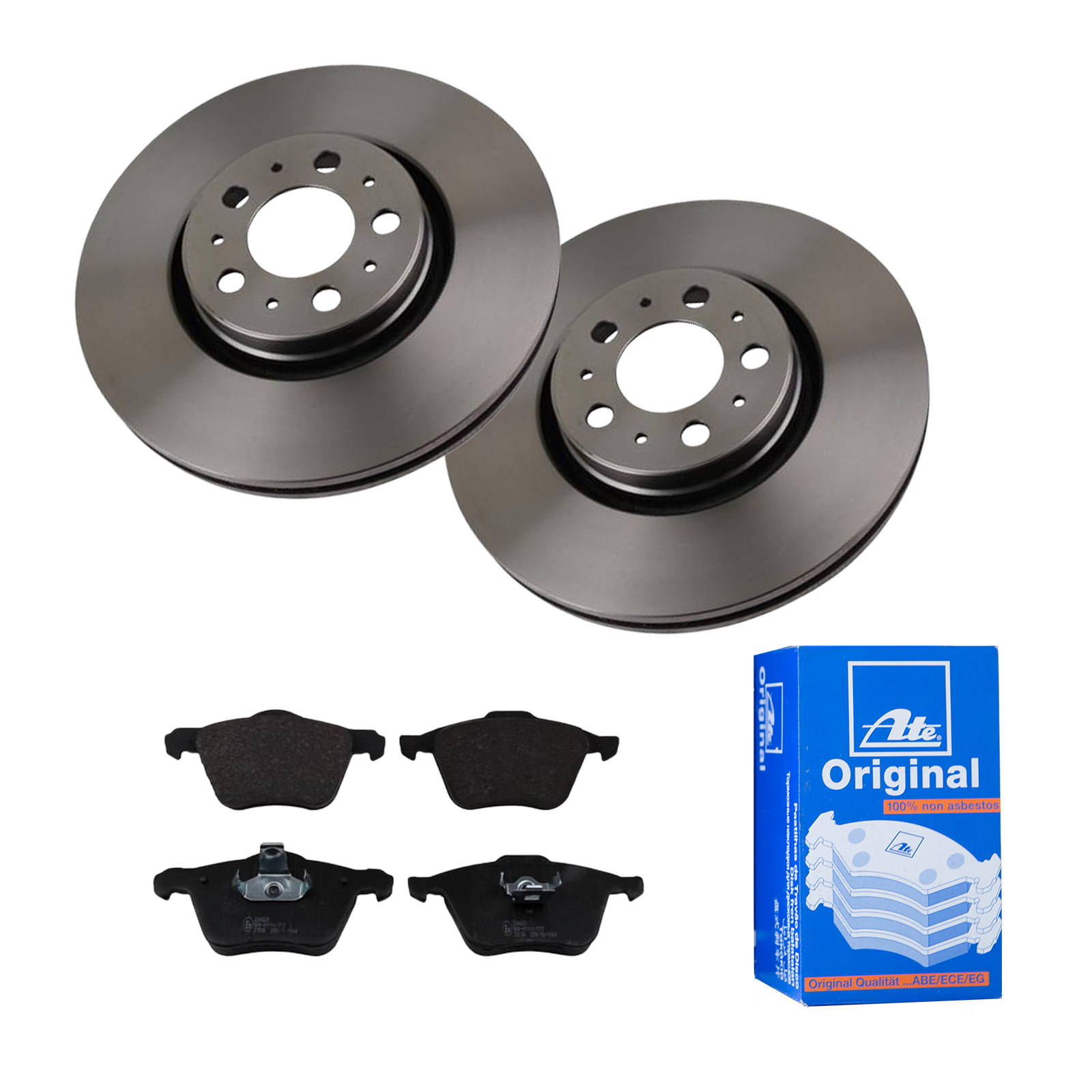 ATE Bremsesæt, skivebremser 142023241 foraksel ventileret 316mm 28mm for VOLVO