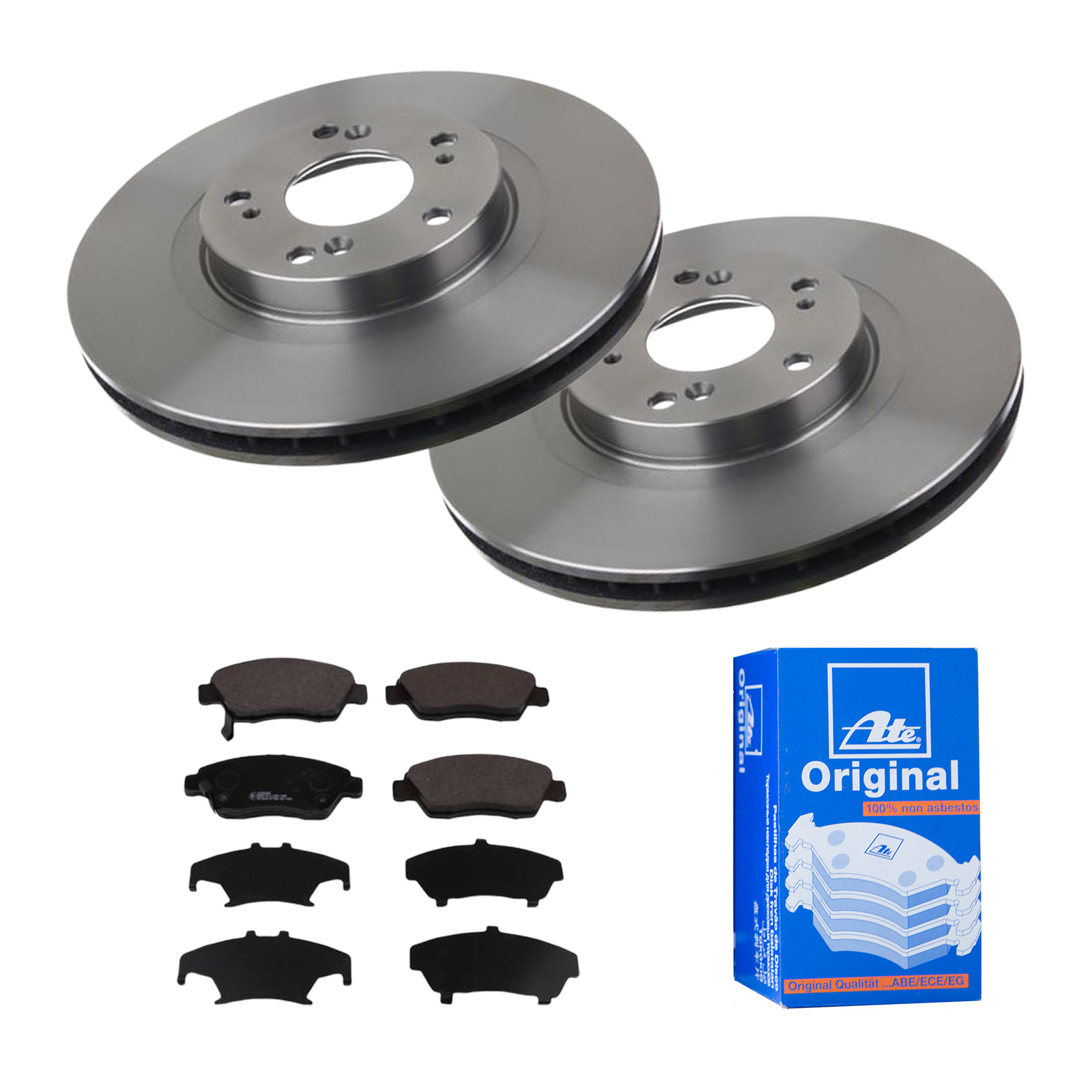 ATE 142023276 foraksel ventileret 300mm 25mm for HONDA