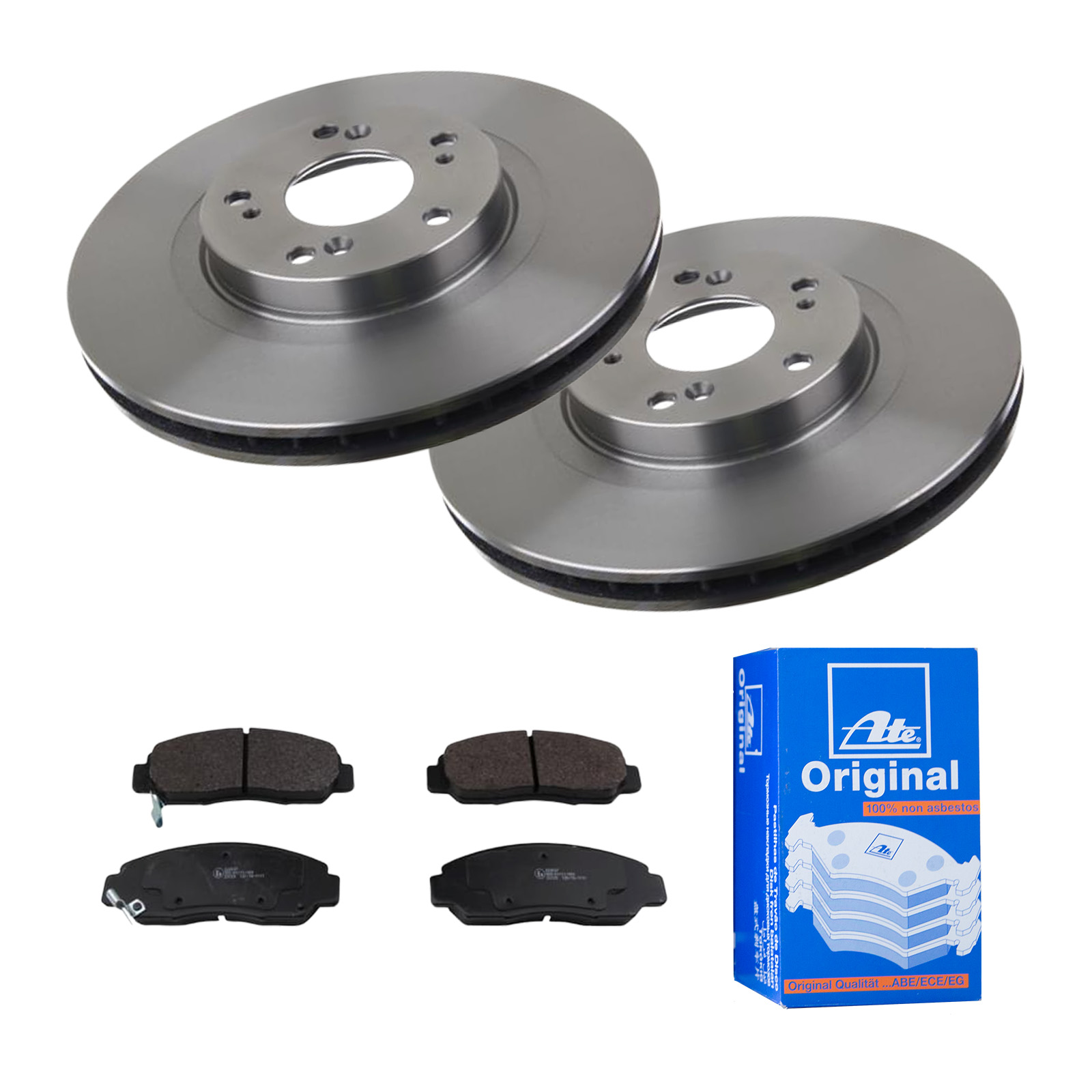 ATE Bremsesæt, skivebremser 142023282 foraksel ventileret 300mm 25mm for HONDA