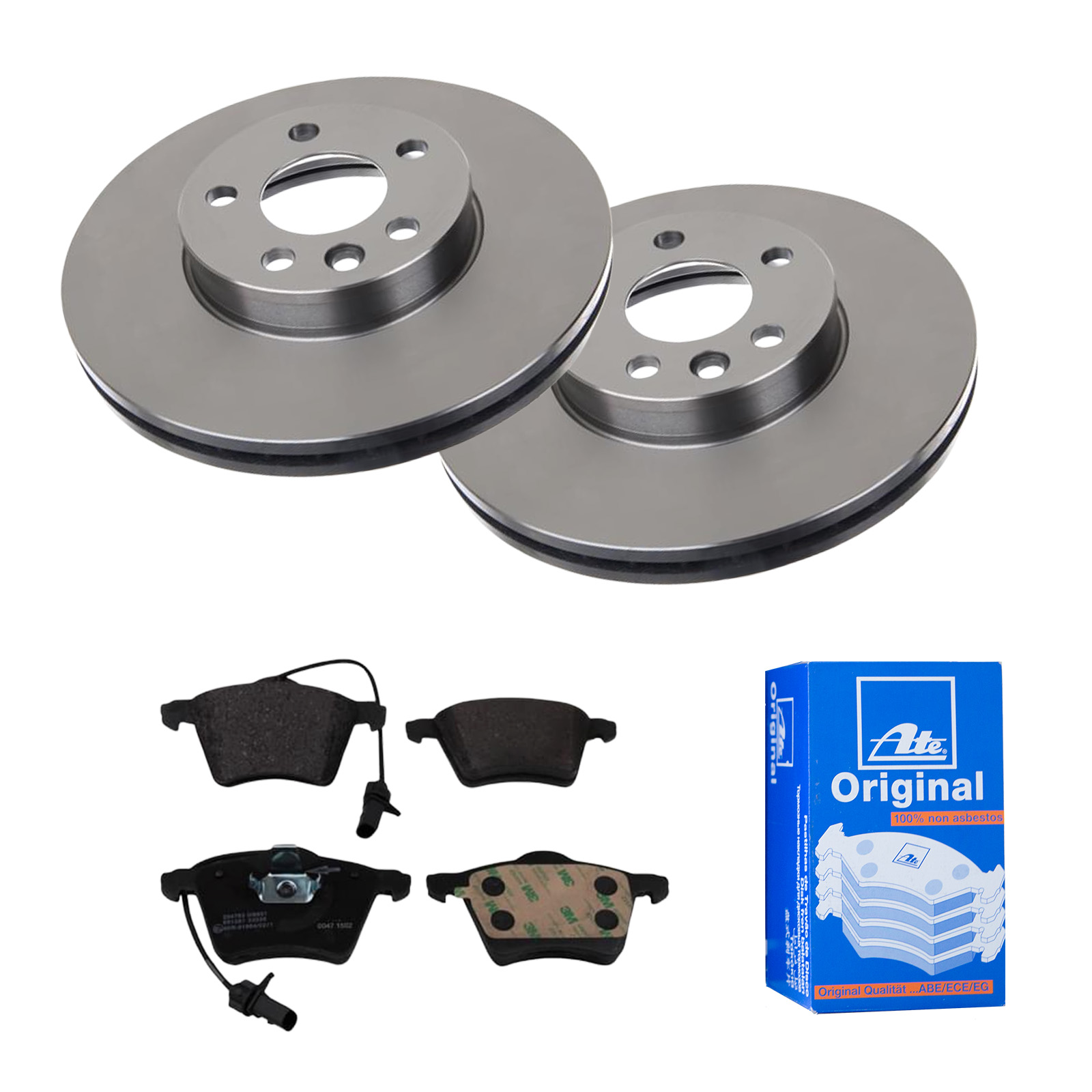 ATE Bremsesæt, skivebremser 142021965 foraksel ventileret 300mm 26mm for FORD SEAT VAG