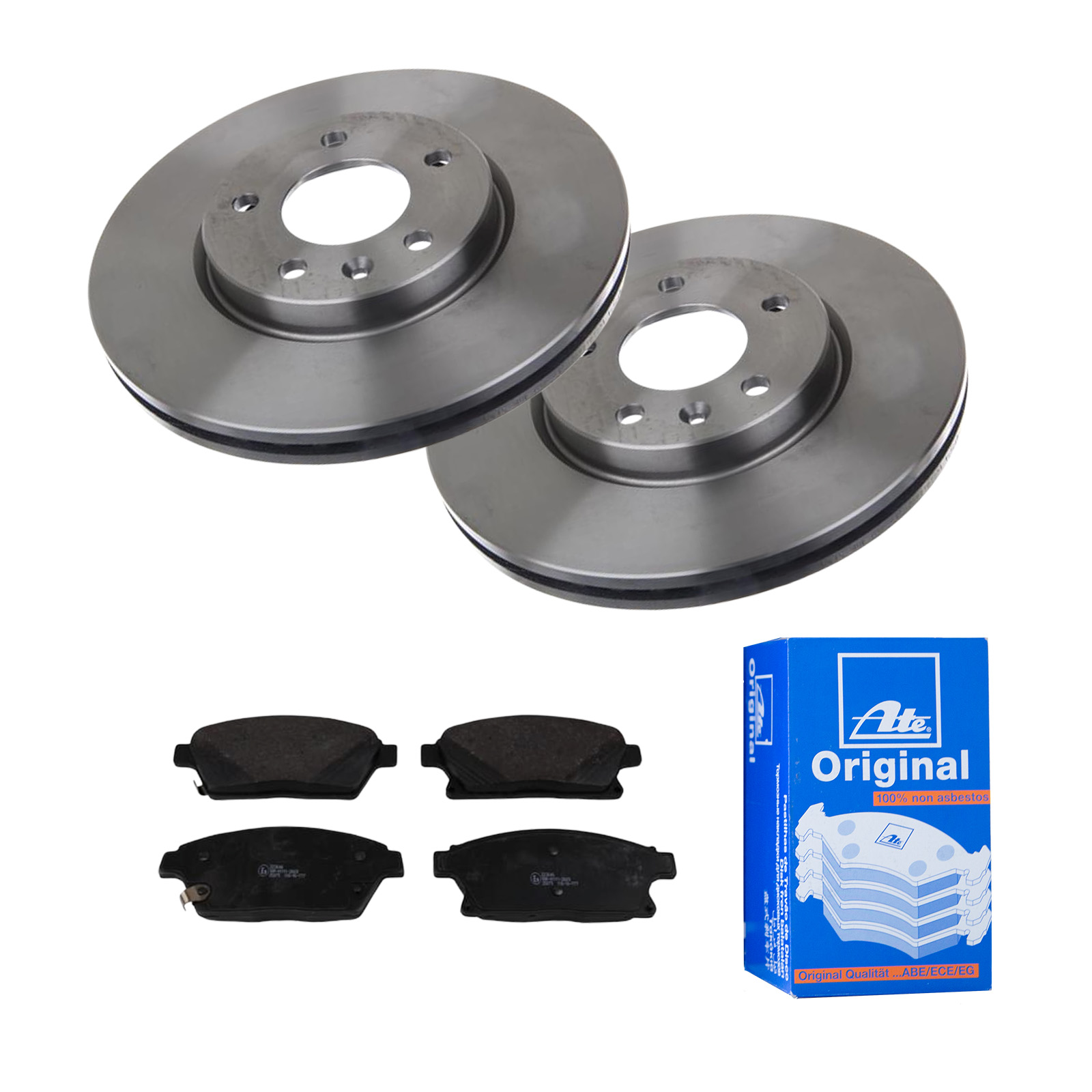 ATE Bremsesæt, skivebremser 142022890 foraksel ventileret 300mm 26mm for VAUXHALL OPEL CHEVROLET