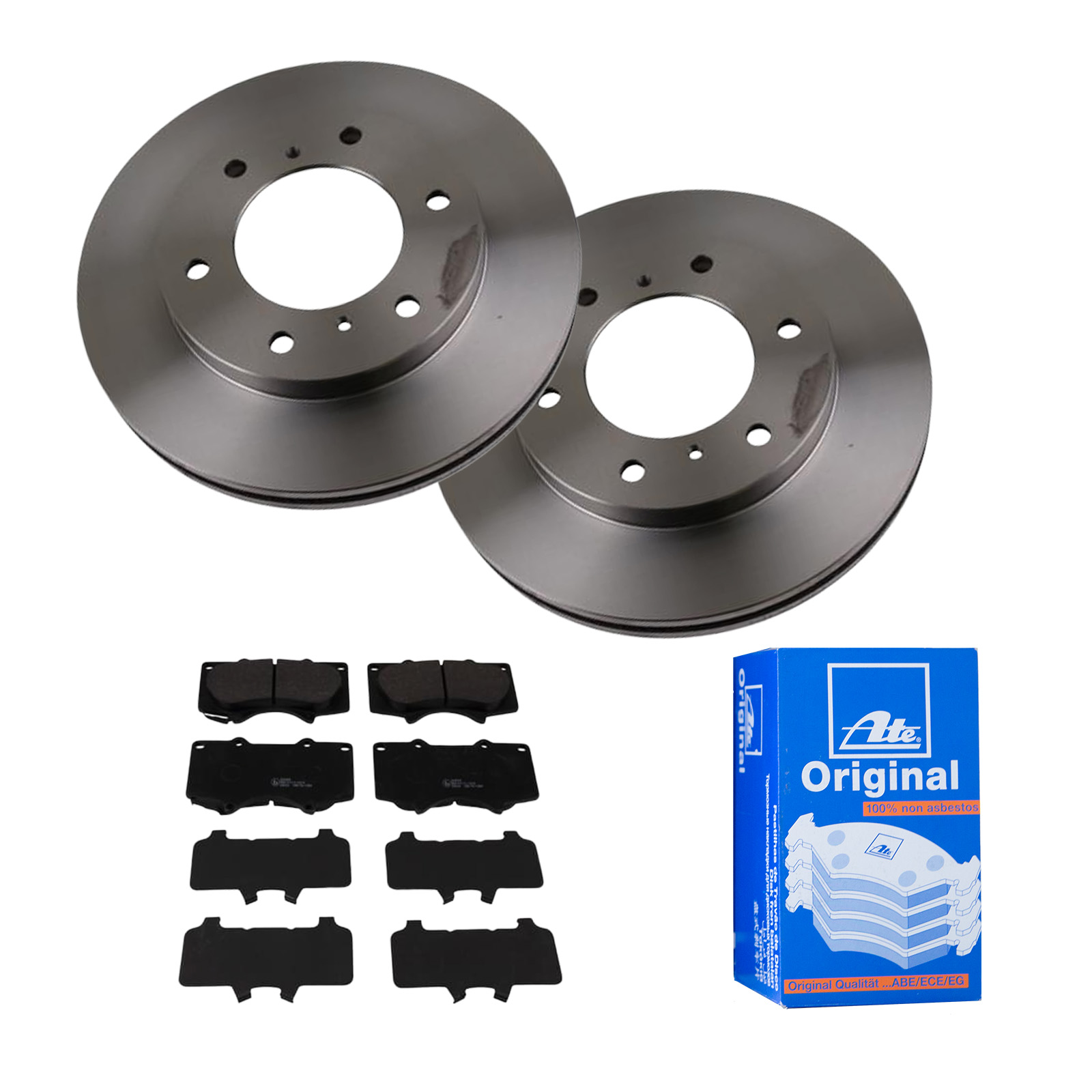 ATE Bremsesæt, skivebremser 142022917 foraksel ventileret 290mm 26mm for LEXUS MITSUBISHI TOYOTA