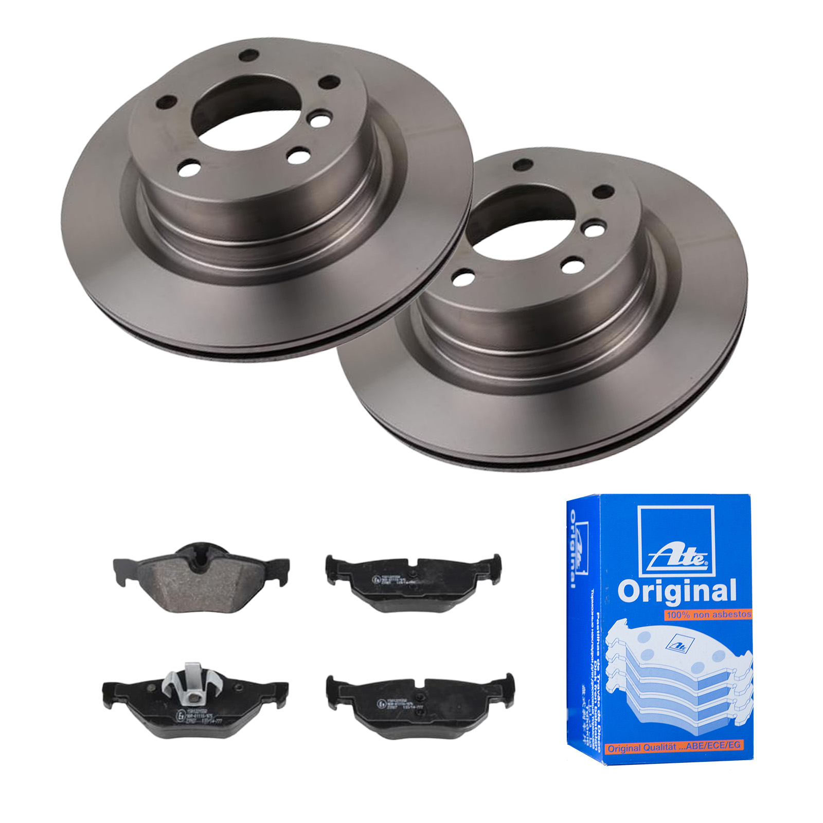 ATE Bremsesæt, skivebremser 142022969 bagaksel ventileret 300mm 20mm for BMW