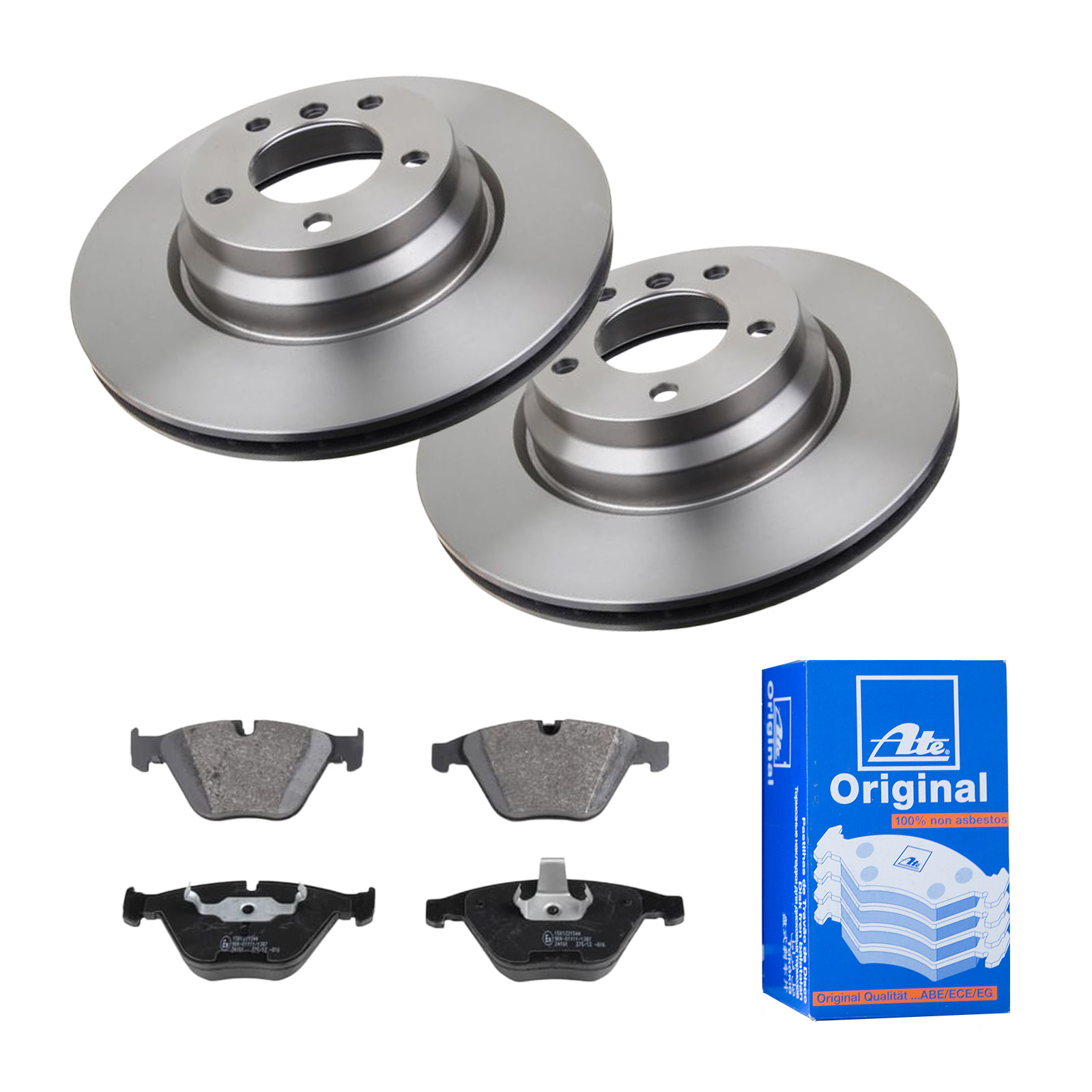 ATE Bremsesæt, skivebremser 142022753 foraksel ventileret 330mm 24mm for BMW
