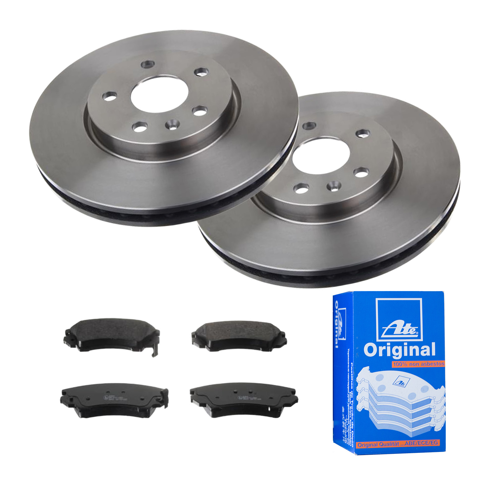ATE Bremsesæt, skivebremser 142022765 foraksel ventileret 321mm 30mm for OPEL VAUXHALL CHEVROLET SAAB