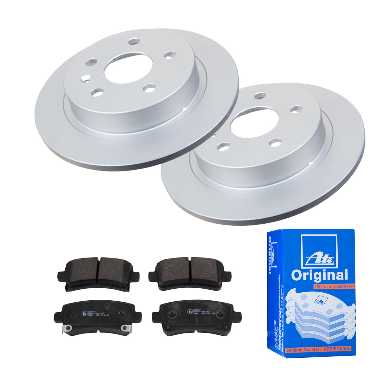ATE Bremsesæt, skivebremser 142022860 bagaksel fuld 292mm 12mm for OPEL VAUXHALL