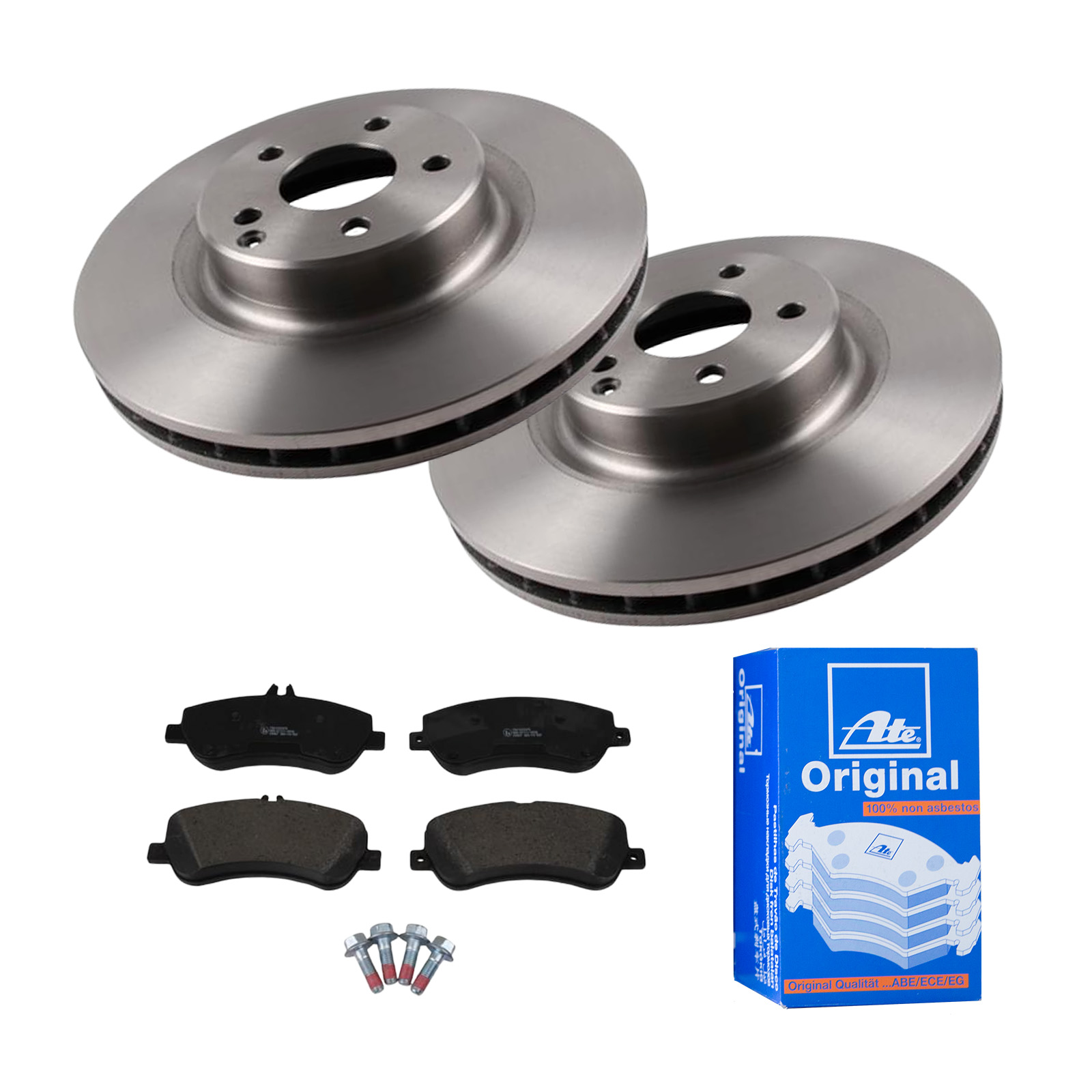 ATE Bremsesæt, skivebremser 142022862 foraksel ventileret 330mm 32mm for MERCEDES-BENZ