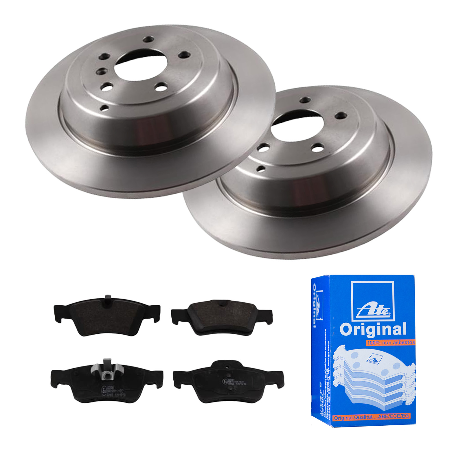 ATE Bremsesæt, skivebremser 142022871 bagaksel fuld 330mm 14mm for MERCEDES-BENZ