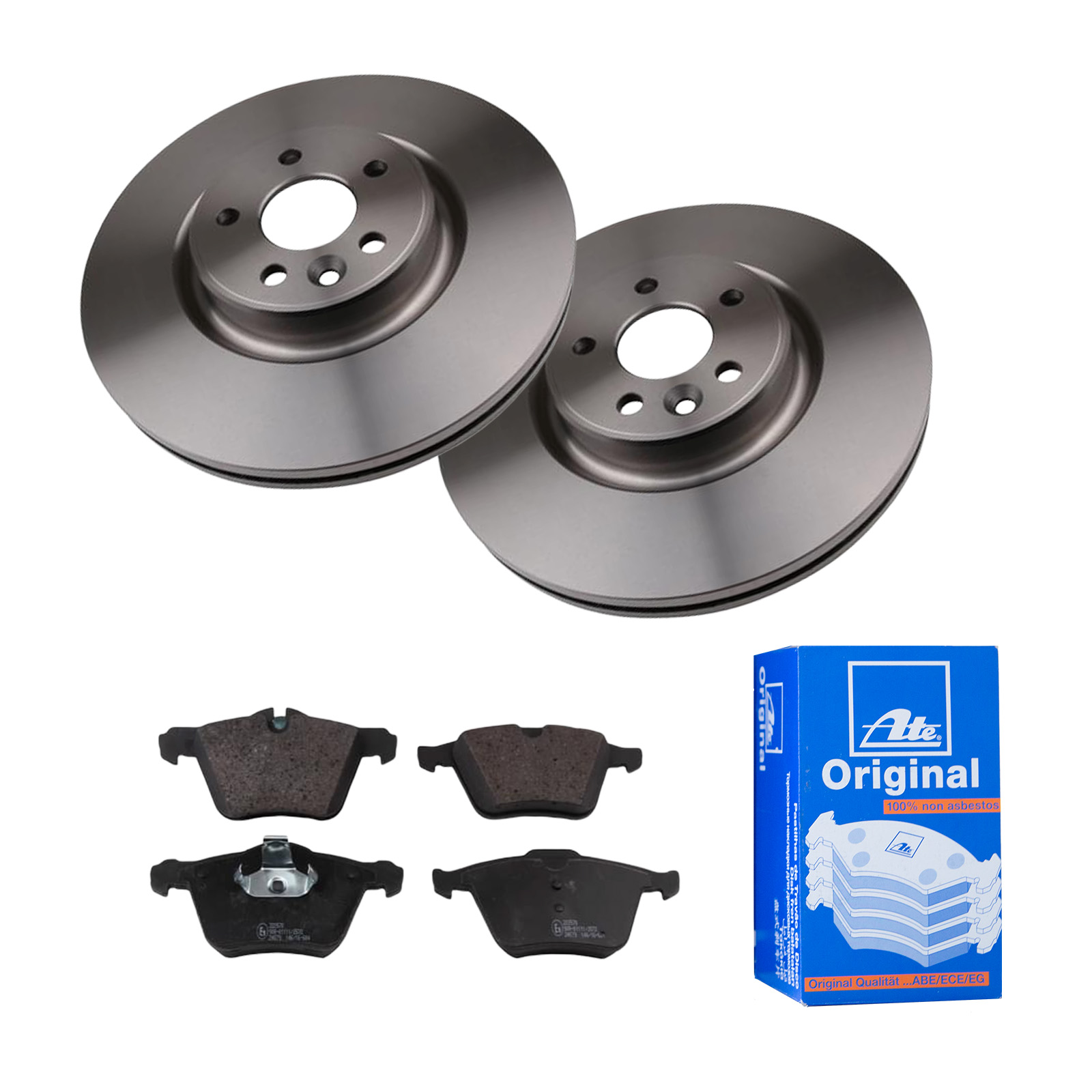 ATE Bremsesæt, skivebremser 142042519 foraksel ventileret 336mm 28mm for FORD VOLVO
