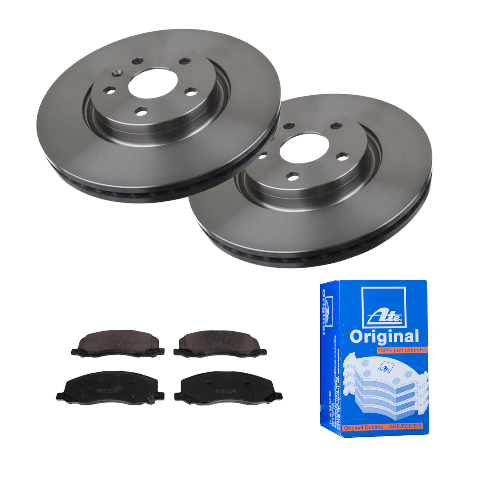 ATE Bremsesæt, skivebremser 142042573 foraksel ventileret 337mm 30mm for VAUXHALL OPEL SAAB