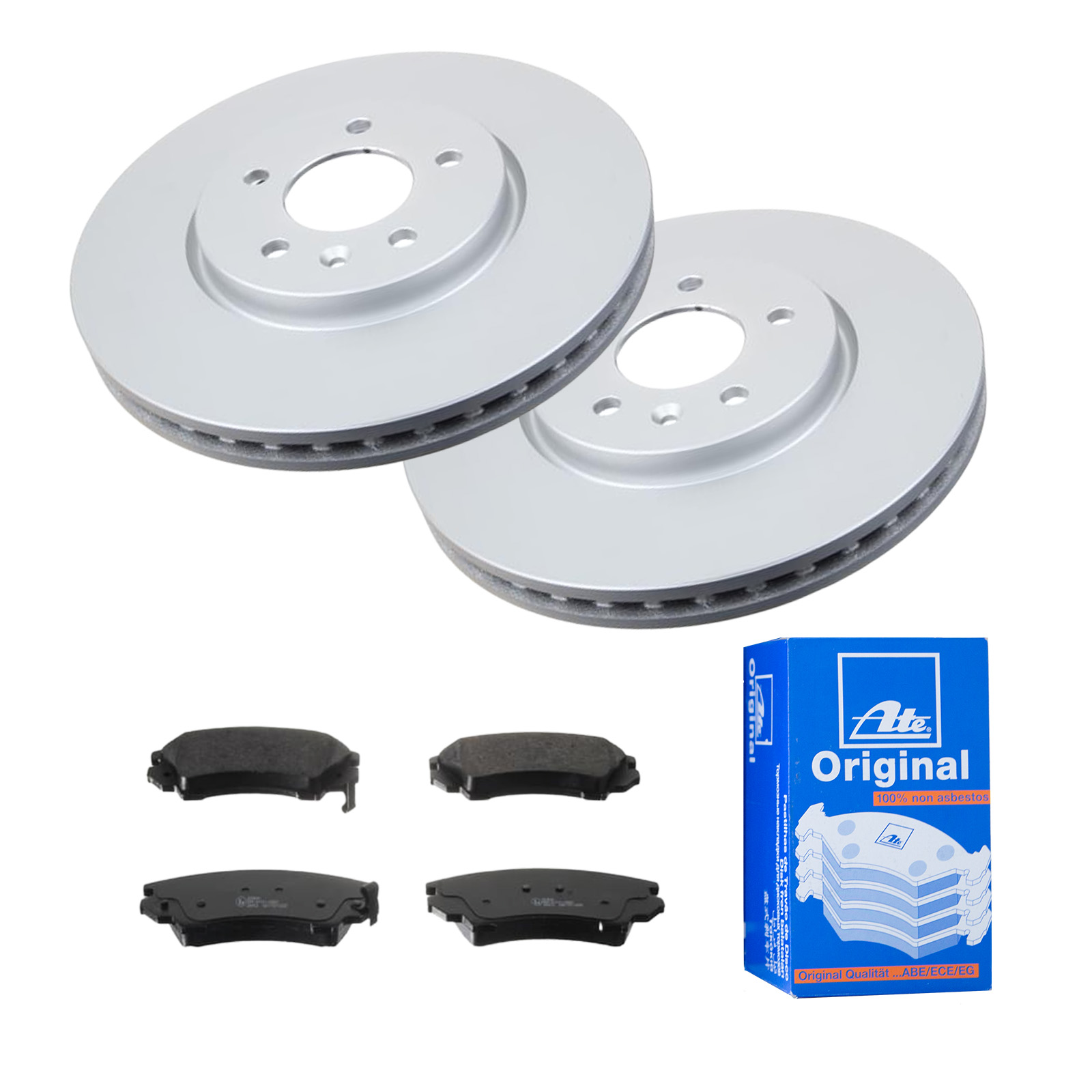ATE Bremsesæt, skivebremser 142042590 foraksel ventileret 321mm 30mm for VAUXHALL OPEL CHEVROLET