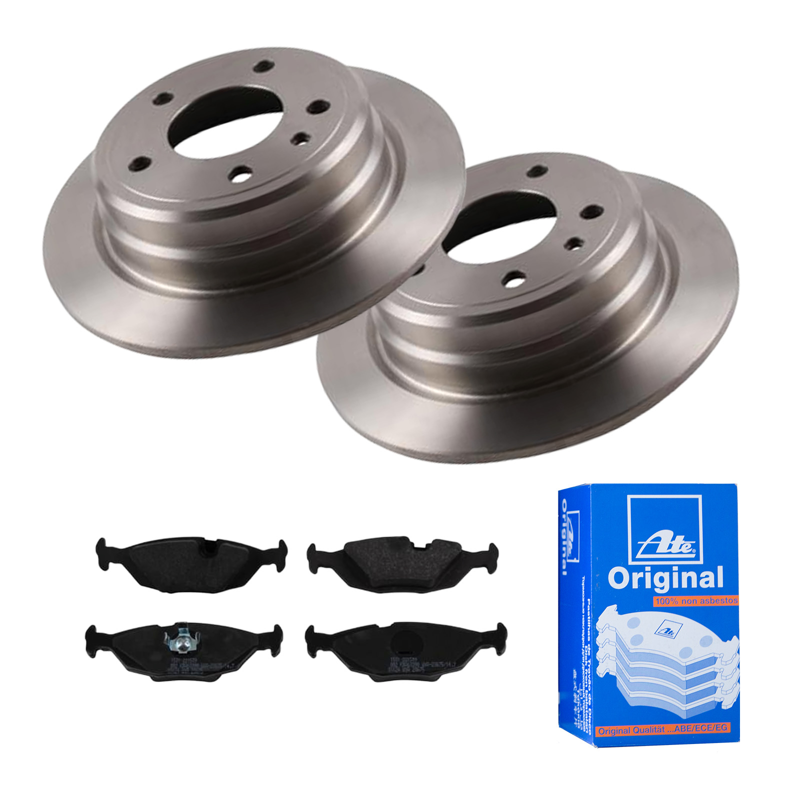 ATE Bremsesæt, skivebremser 142041824 bagaksel fuld 284mm 10mm for BMW