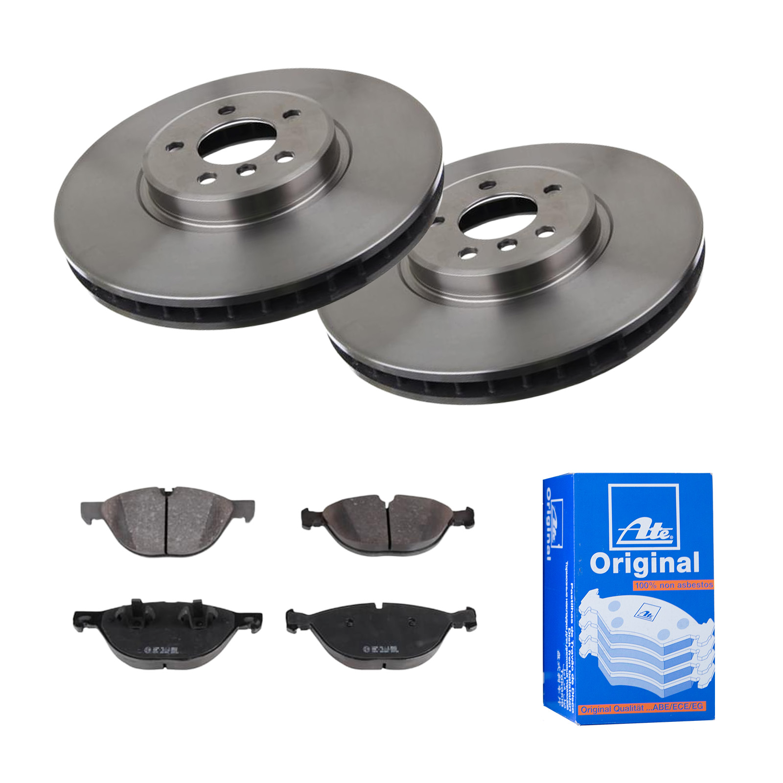 ATE Bremsesæt, skivebremser 142042615 foraksel ventileret 365mm 36mm for BMW