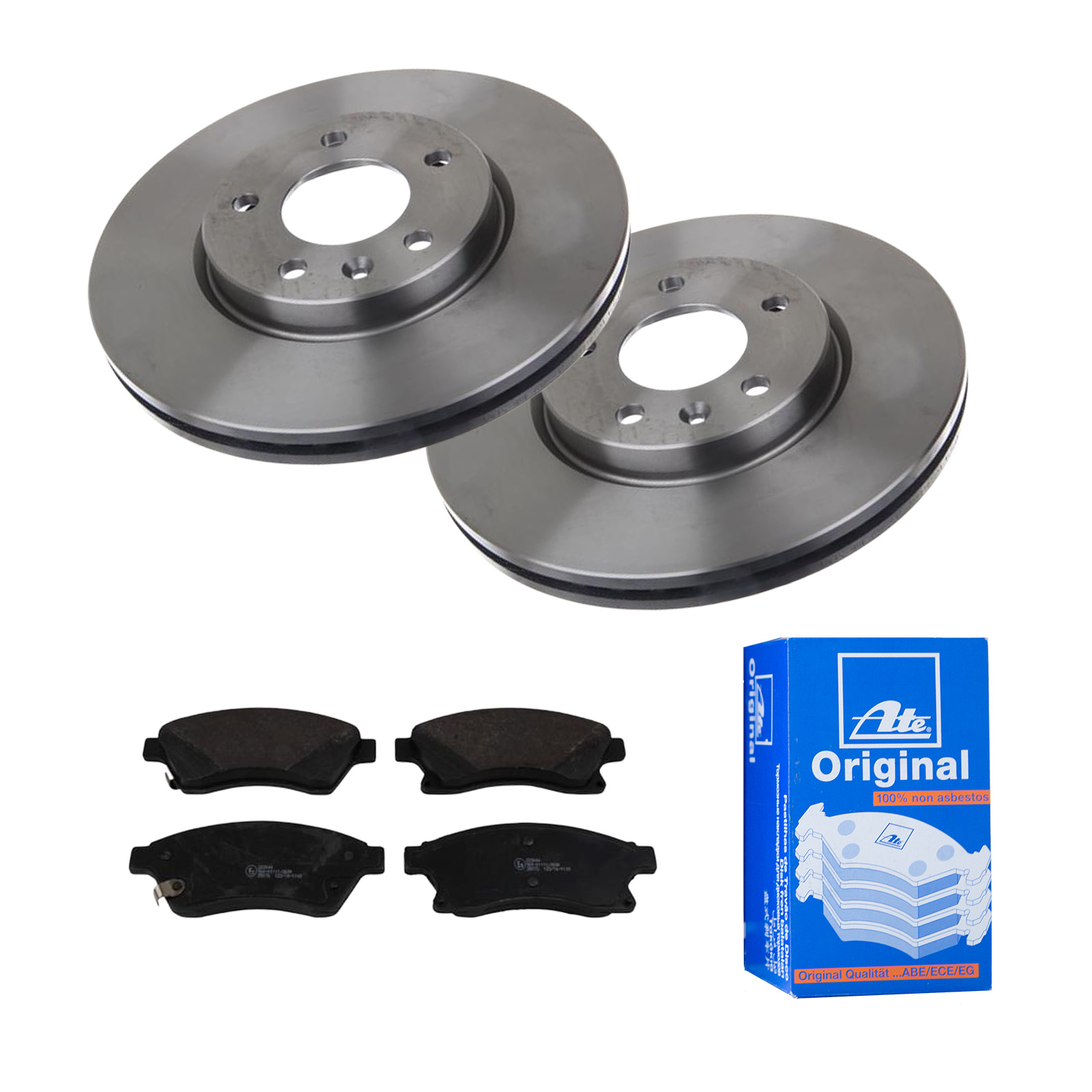 ATE Bremsesæt, skivebremser 142042466 foraksel ventileret 300mm 26mm for OPEL VAUXHALL CHEVROLET