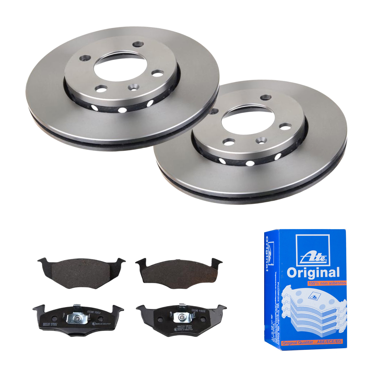 ATE 142021709 foraksel ventileret 239mm 18mm for VAG SEAT