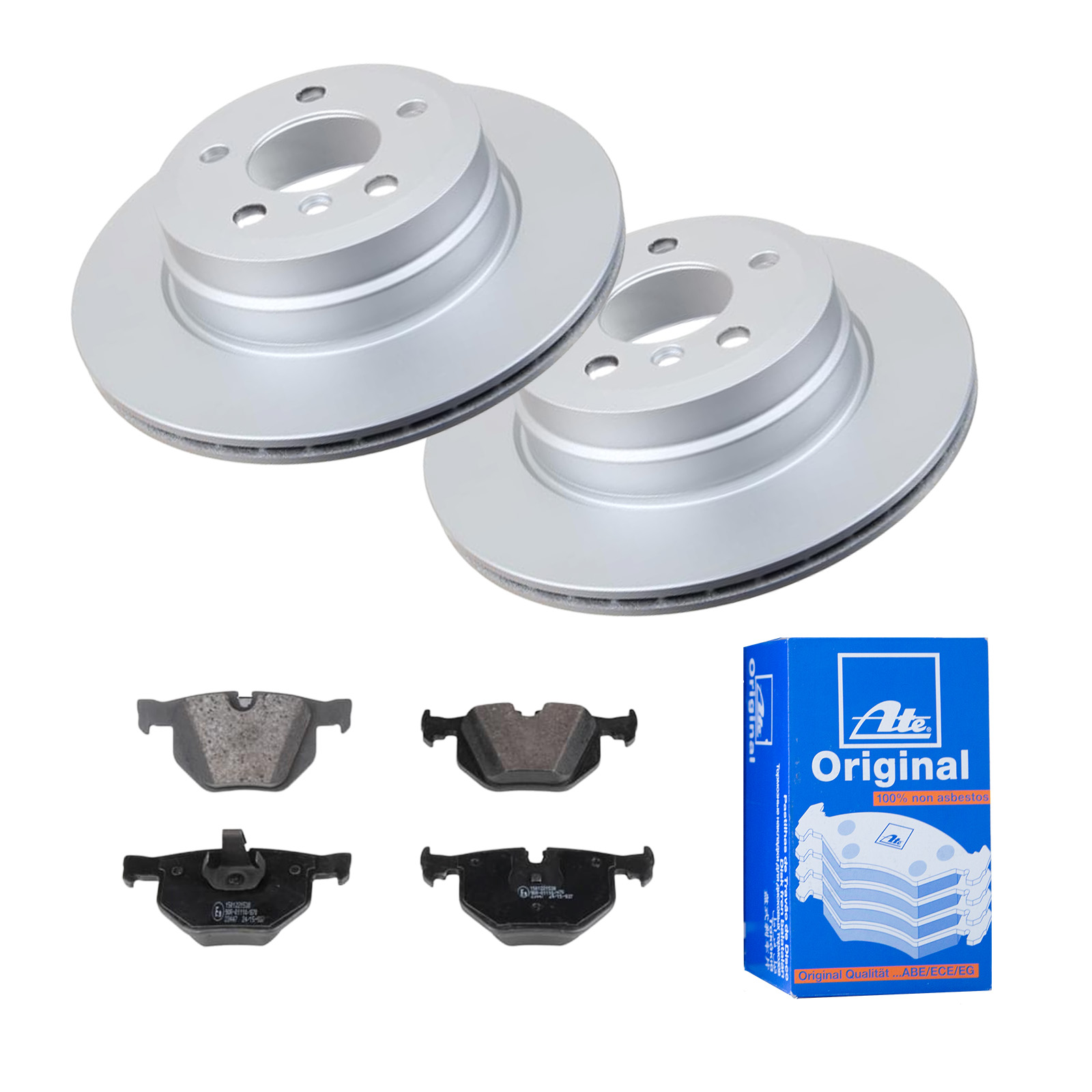 ATE Bremsesæt, skivebremser 142042170 bagaksel ventileret 320mm 19mm for BMW