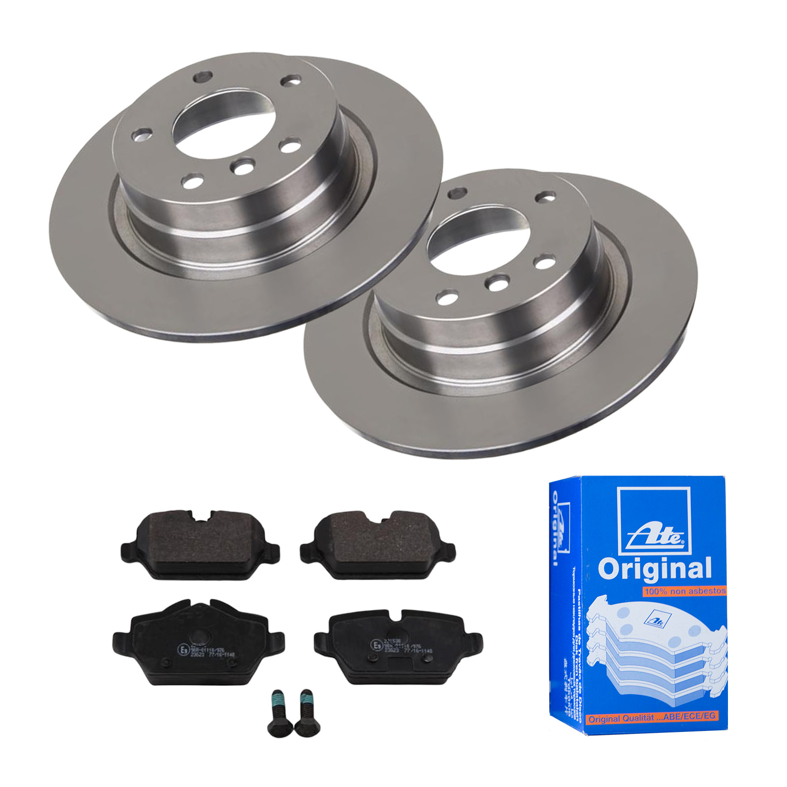 ATE Bremsesæt, skivebremser 142022389 bagaksel fuld 296mm 10mm for BMW MINI