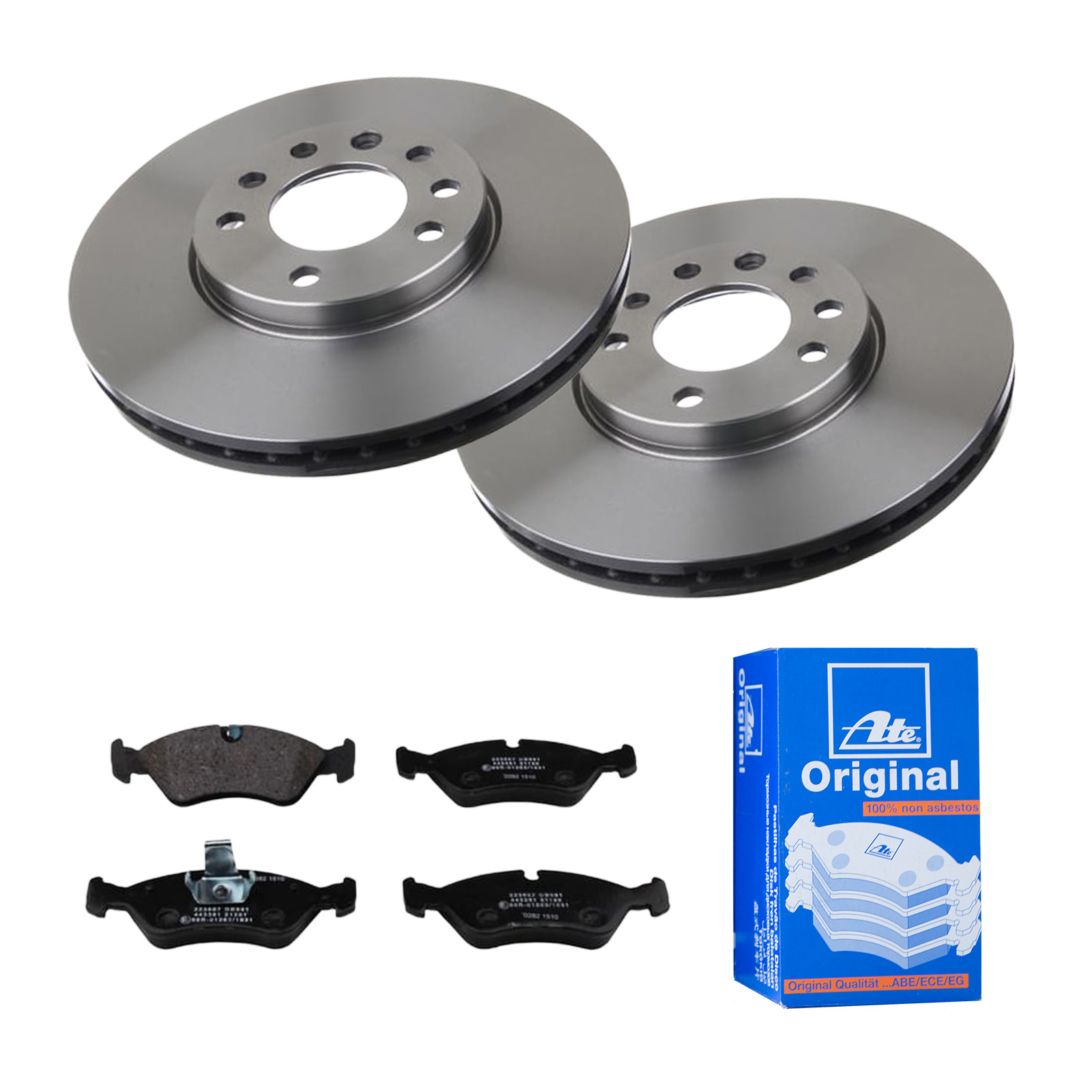 ATE Bremsesæt, skivebremser 142042197 foraksel ventileret 271mm 22mm for VAUXHALL OPEL