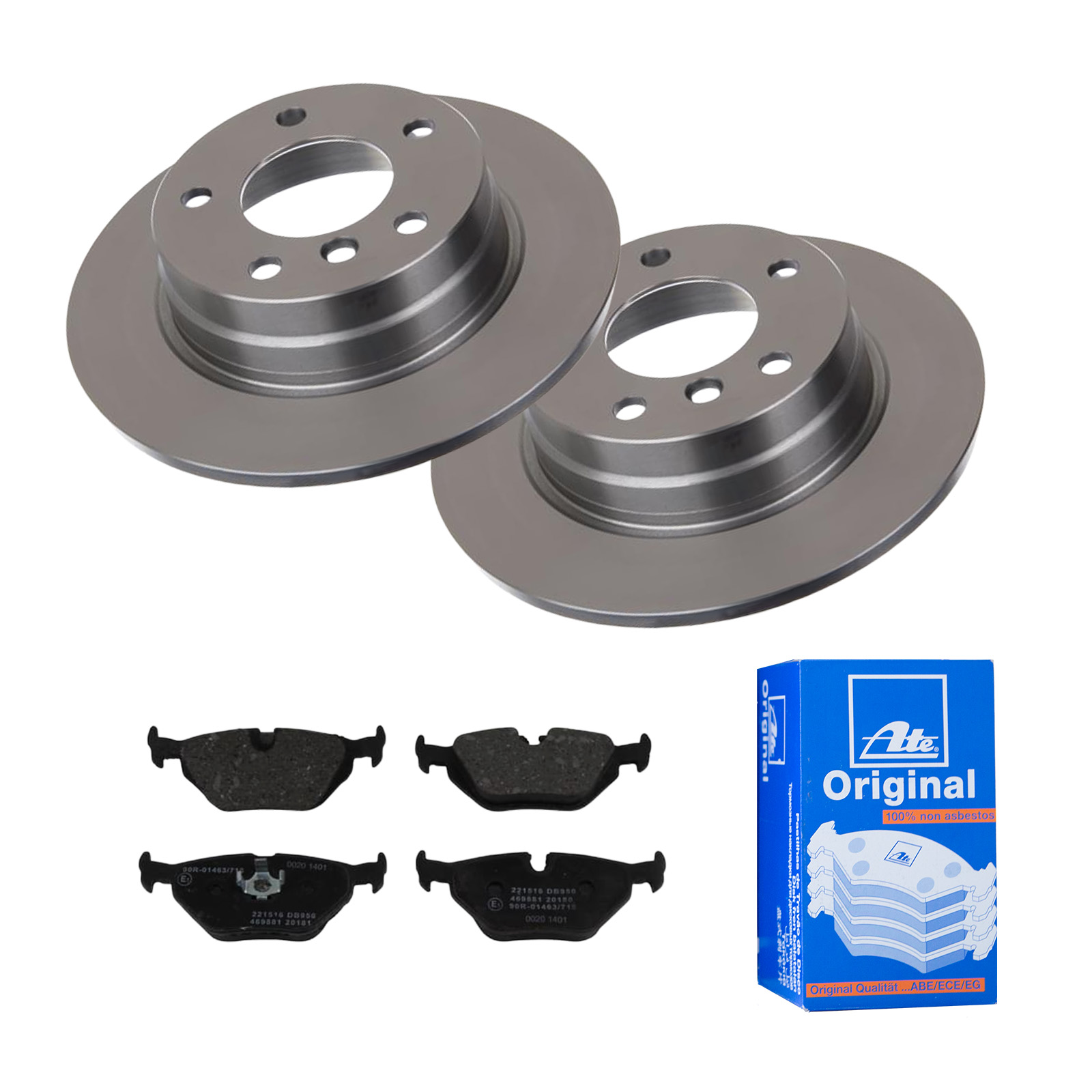 ATE Bremsesæt, skivebremser ijf141dof3 bagaksel fuld 280mm 10mm for SAAB BMW ROVER