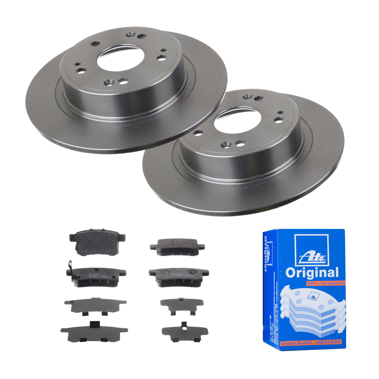 ATE Bremsesæt, skivebremser ijf141dr13 bagaksel fuld 282mm 9mm for HONDA