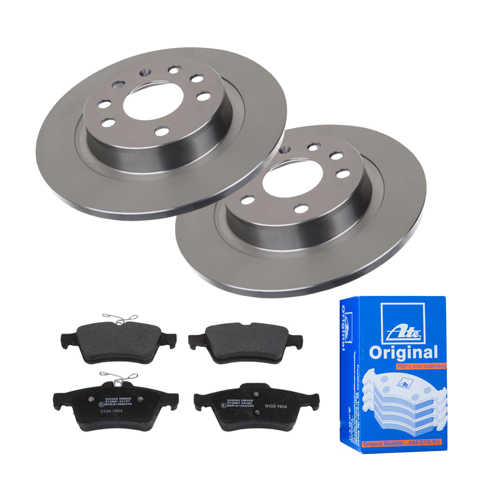 ATE Bremsesæt, skivebremser ijf141dz43 bagaksel fuld 278mm 11mm for VAUXHALL FORD OPEL VOLVO SAAB GENERAL MOTORS FIAT MAZDA
