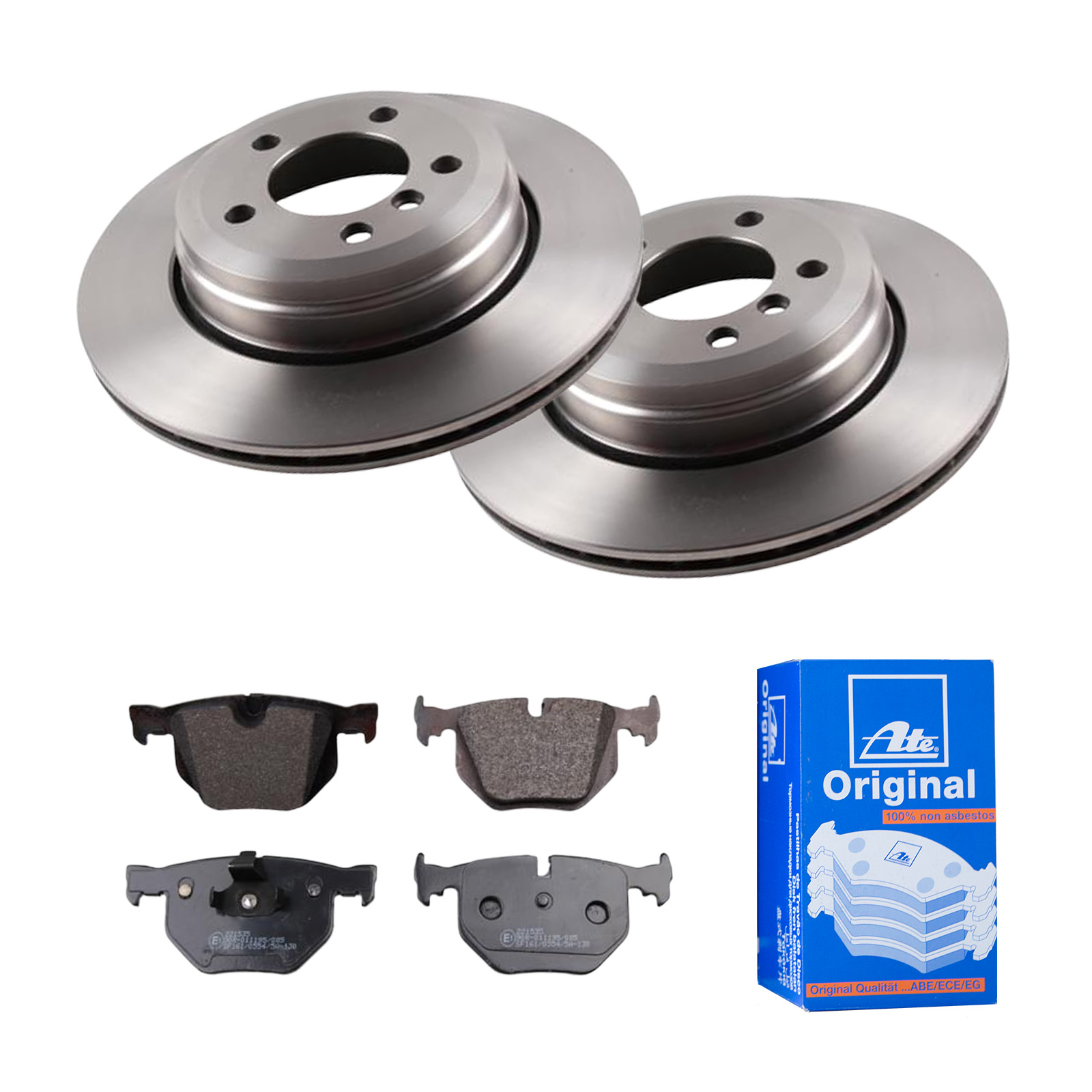 ATE Bremsesæt, skivebremser ijf141efk1 bagaksel ventileret 324mm 20mm for BMW