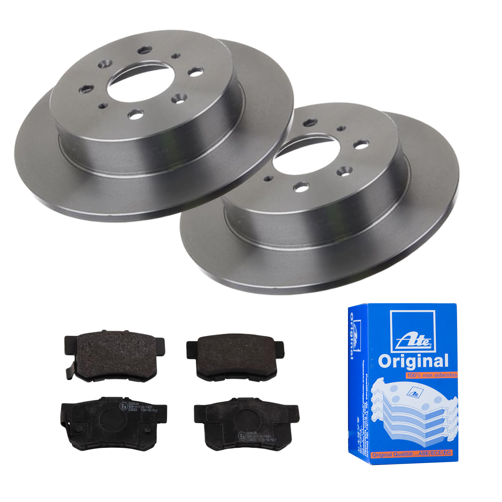 ATE Bremsesæt, skivebremser ijf141eki5 bagaksel fuld 260mm 9mm for FIAT HONDA SUZUKI ROVER MG