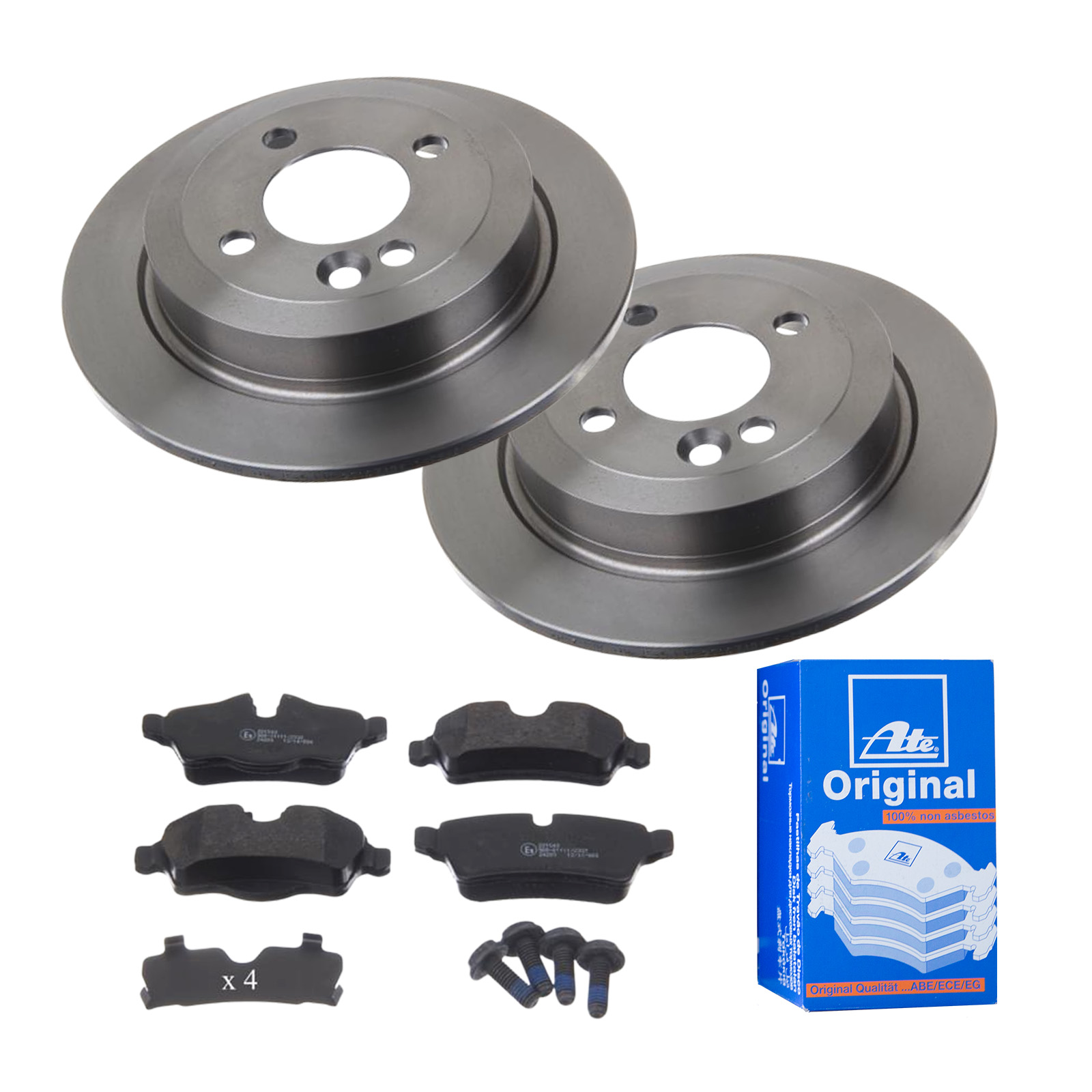 ATE Bremsesæt, skivebremser ijf141es69 bagaksel fuld 259mm 10mm for MINI