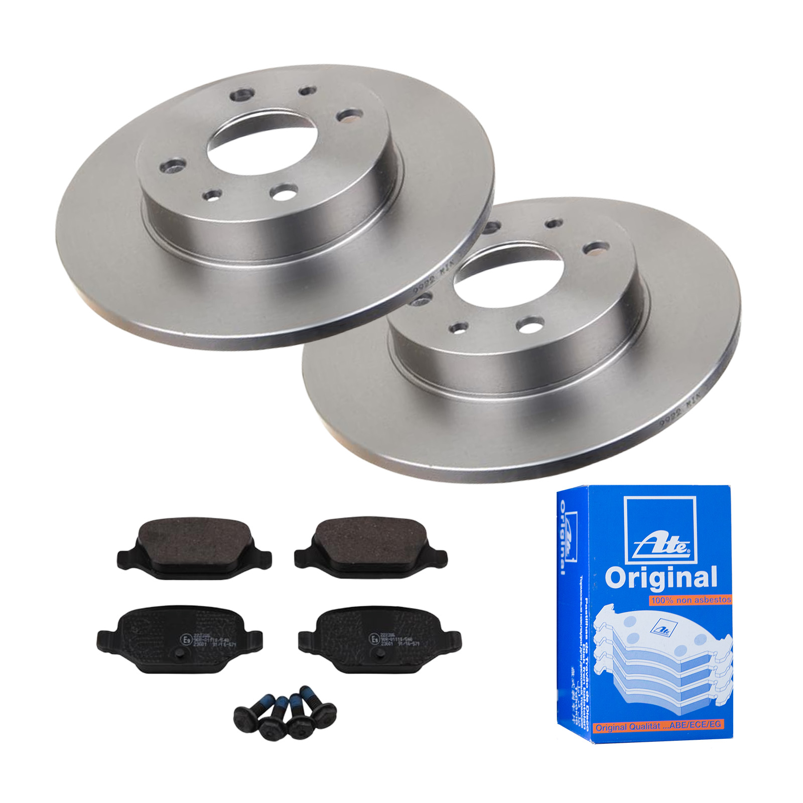 ATE Bremsesæt, skivebremser ijf141eye3 bagaksel fuld 240mm 11mm for FORD FIAT CITROËN