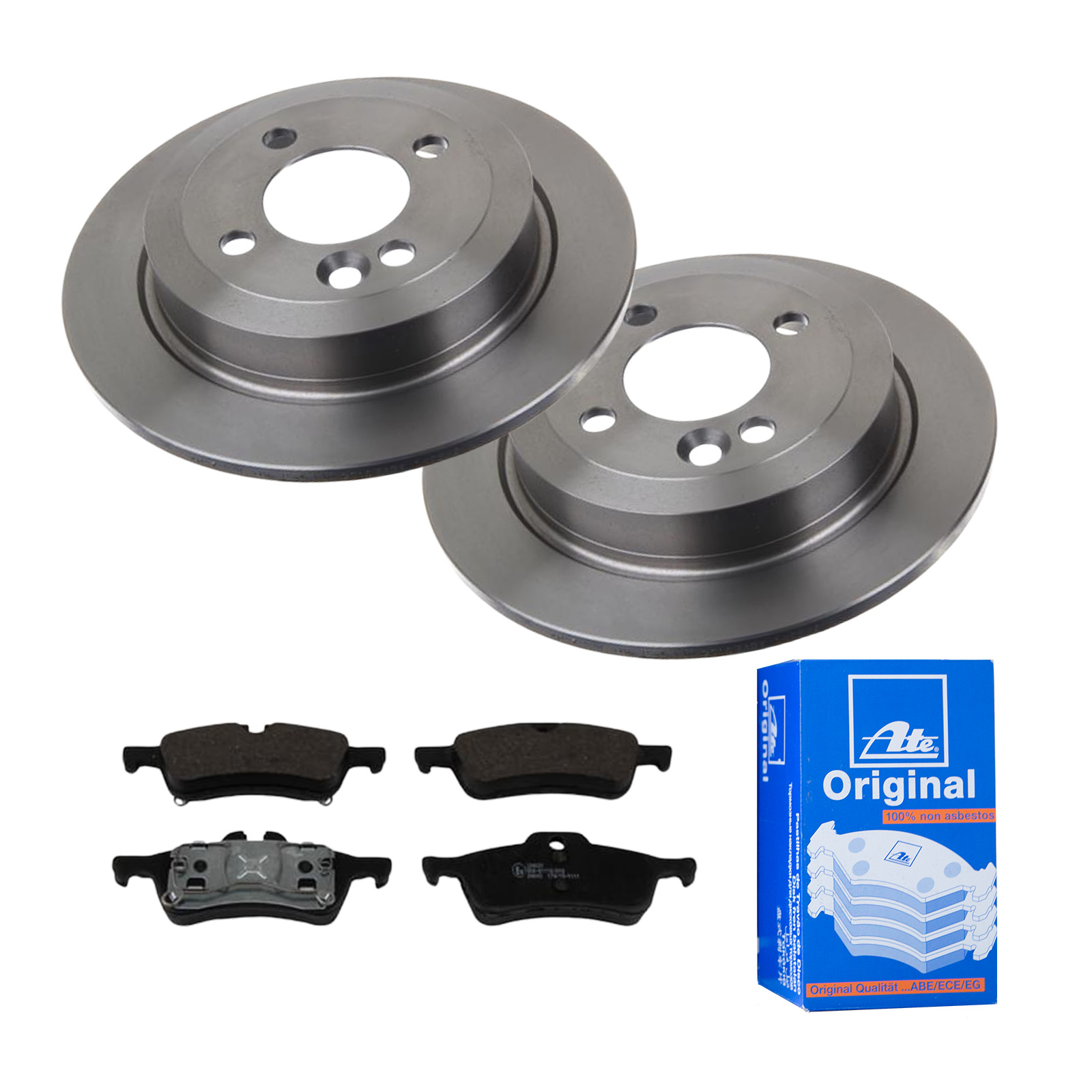 ATE Bremsesæt, skivebremser ijf141gpp4 bagaksel fuld 259mm 10mm for MINI BMW