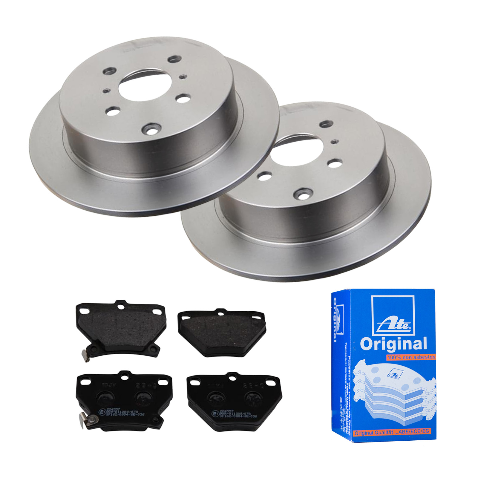 ATE Bremsesæt, skivebremser ijf141gpy0 bagaksel fuld 269mm 9mm for TOYOTA