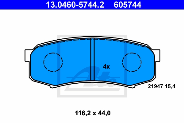 ATE Bremsesæt, skivebremser sg000009av foraksel ventileret 313mm 32mm for TOYOTA LEXUS MITSUBISHI