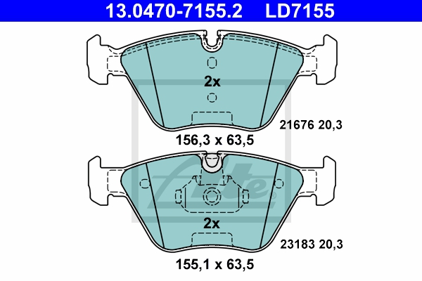 ATE Bremsesæt, skivebremser sg00000cw5 bagaksel ventileret 325mm 19mm for SAAB BMW ROVER MG