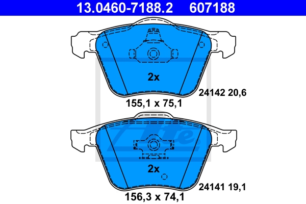 ATE Bremsesæt, skivebremser sg00000d0x foraksel ventileret 336mm 30mm for VOLVO