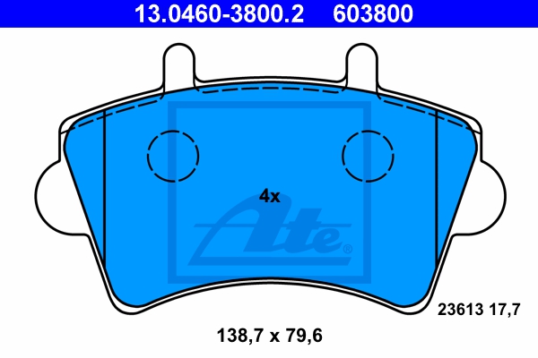 ATE Bremsesæt, skivebremser sg00000d1p foraksel fuld 305mm 12mm for VAUXHALL OPEL NISSAN RENAULT