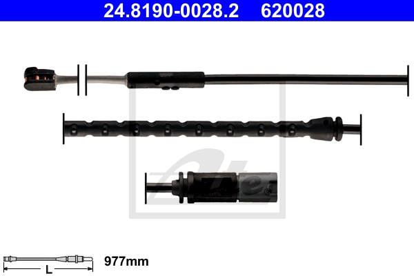 ATE Bremsesæt, skivebremser sg00000da2 bagaksel ventileret 348mm 29mm for BMW