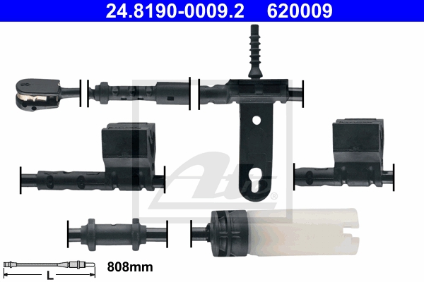 ATE Bremsesæt, skivebremser sg00000dbr foraksel fuld 259mm 22mm for BMW MINI