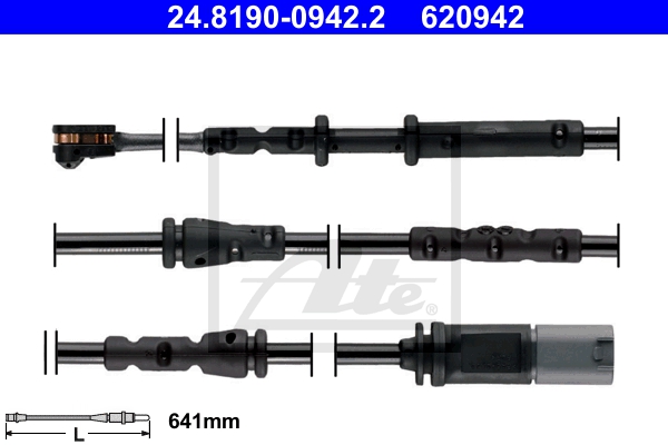 ATE Bremsesæt, skivebremser sg00000deh bagaksel fuld 280mm 10mm for BMW MINI