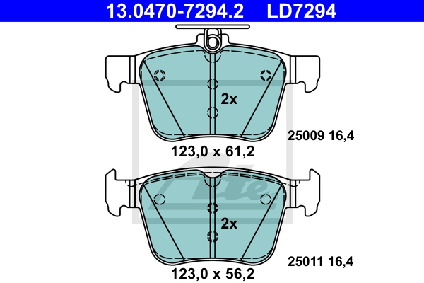 ATE Bremsesæt, skivebremser sg00000dnt foraksel ventileret 310mm 30mm for SEAT VAG SKODA