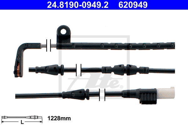 ATE sizw2n9ta6 foraksel ventileret 360mm 30mm for LAND ROVER