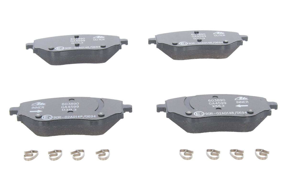 ATE Bremseklodser 13046038902 for NISSAN DACIA