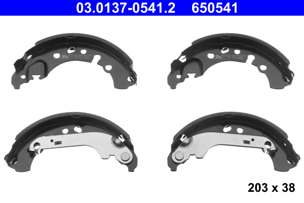 ATE Bremsebakkesæt 03013705412 for FORD