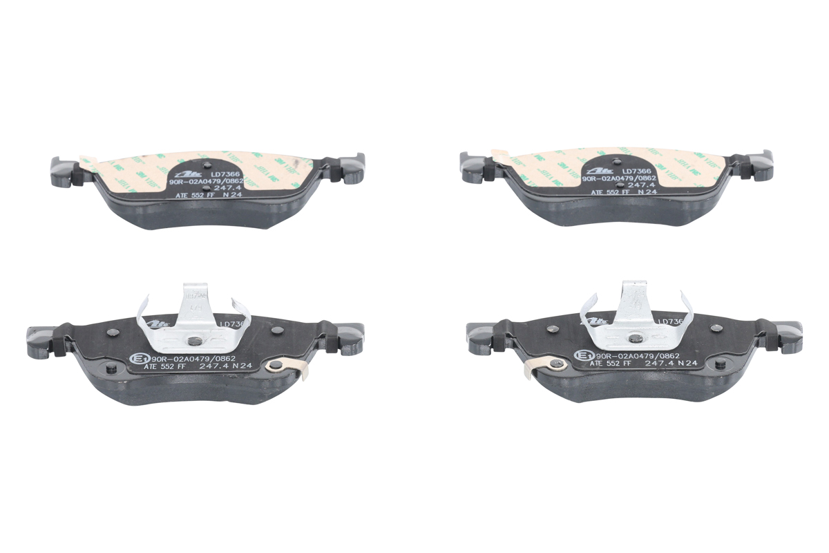 ATE Bremseklodser 13047073662 for MERCEDES-BENZ NISSAN DACIA RENAULT