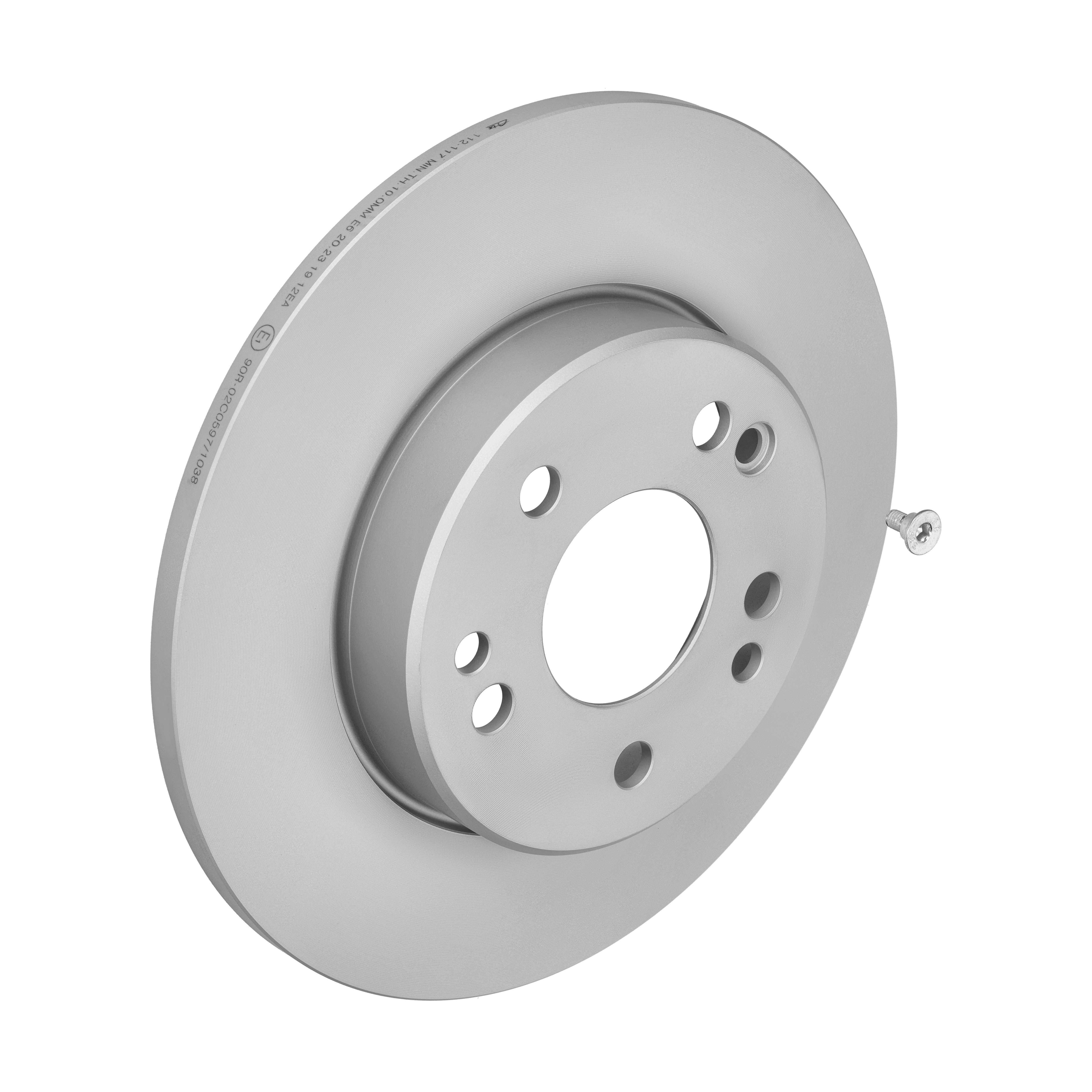ATE Bremseskive 24011201171 fuld 284mm 12mm for MERCEDES-BENZ