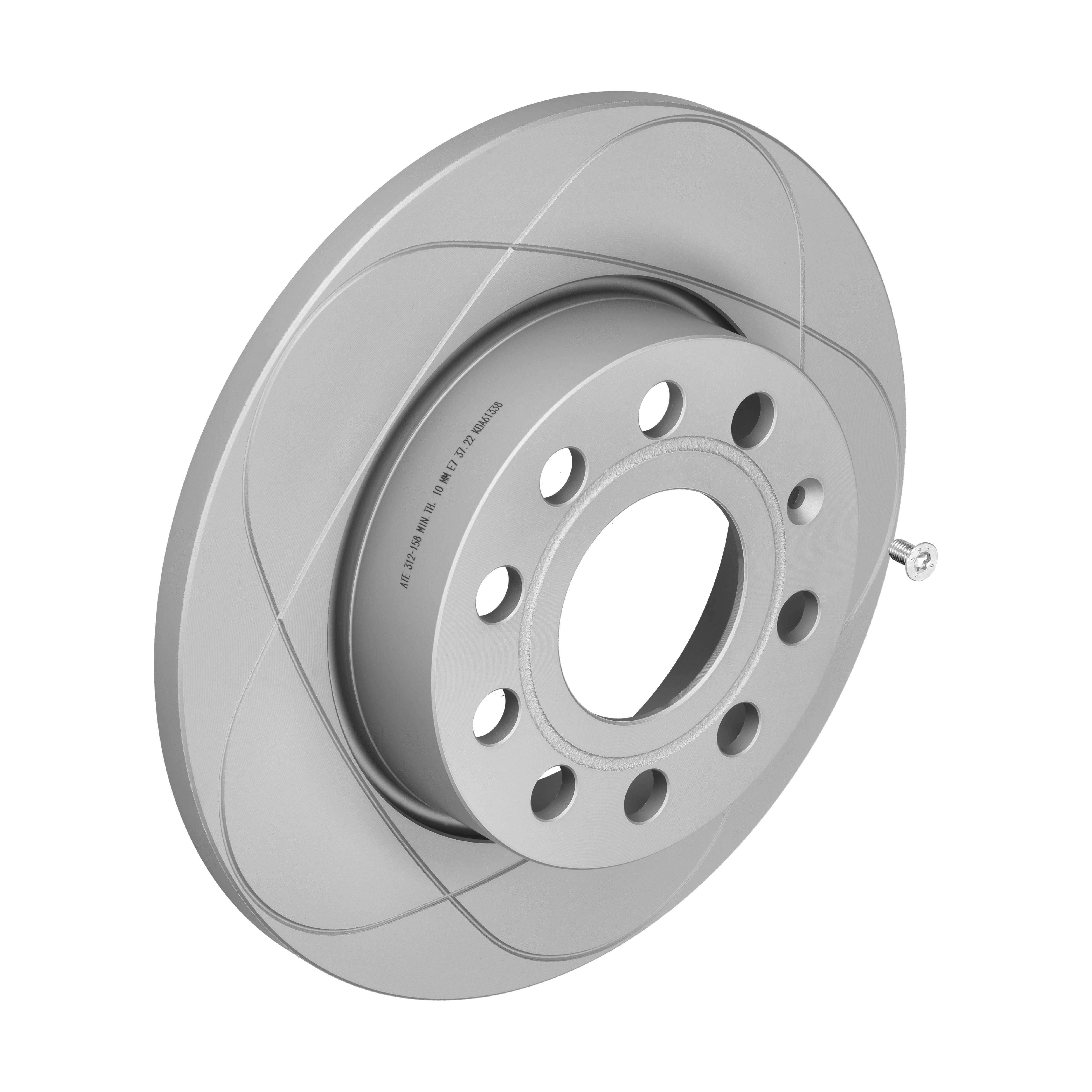 ATE Bremseskive 24031201581 fuld 256mm 12mm for VAG
