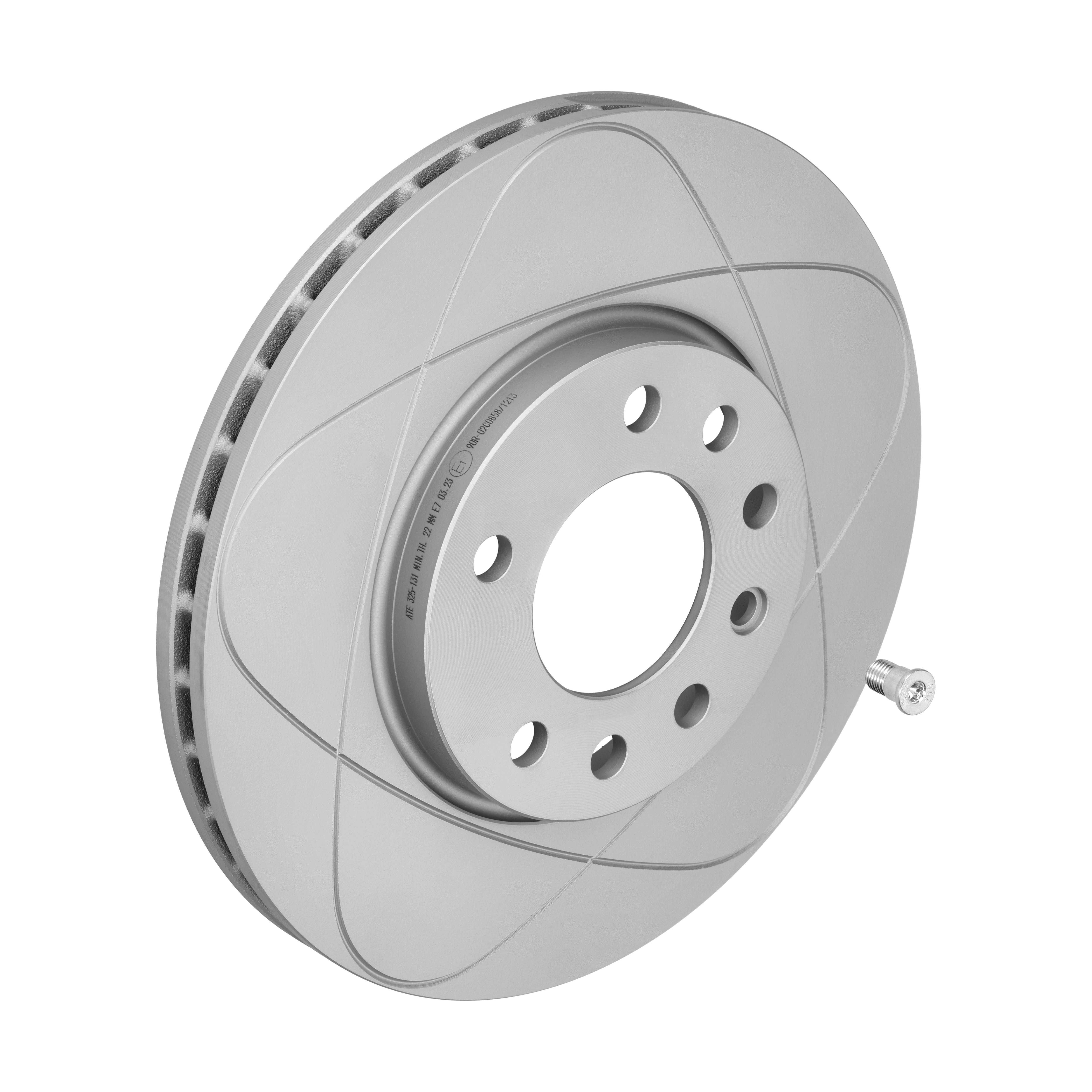 ATE Bremseskive 24032501311 ventileret 280mm 25mm for VAUXHALL CHEVROLET