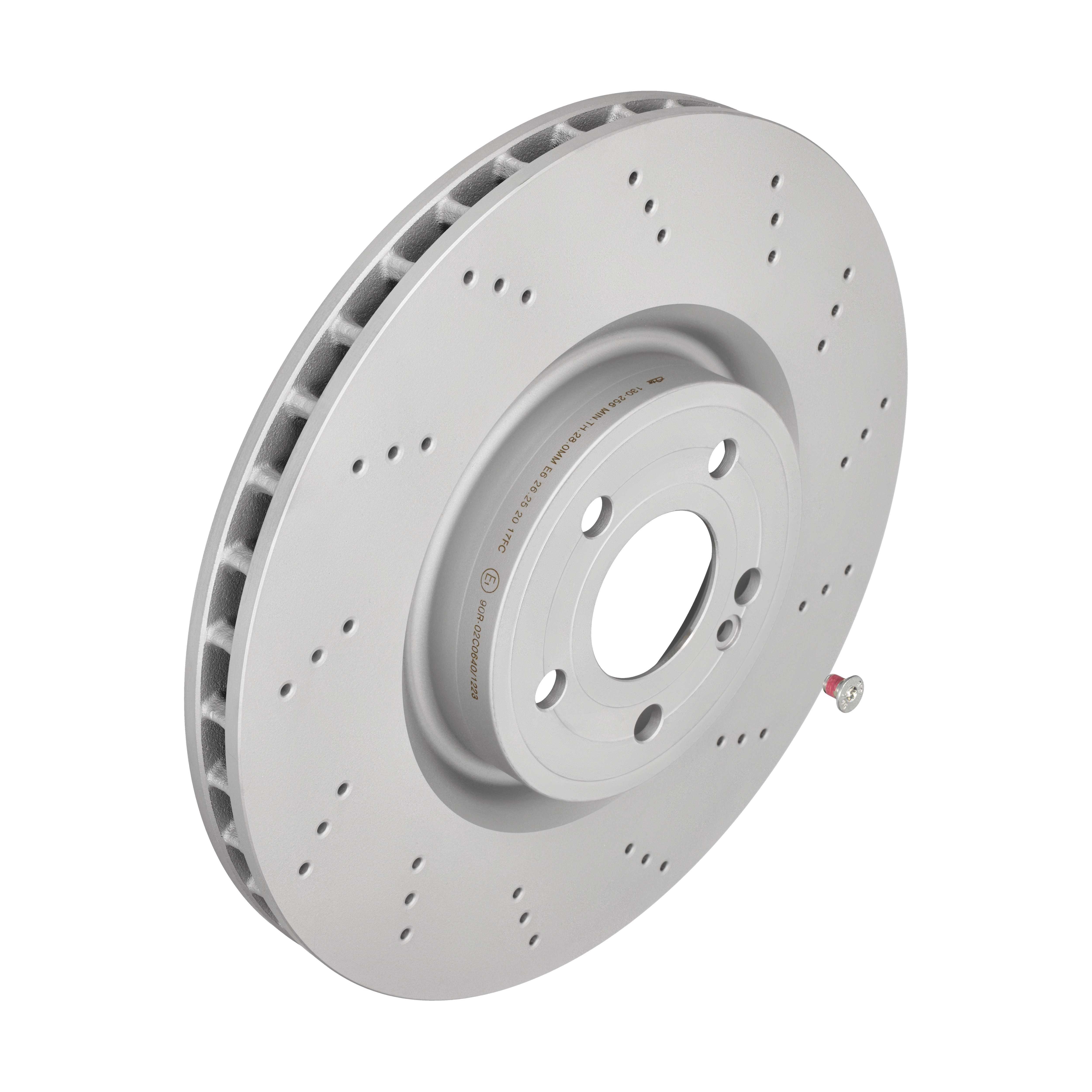 ATE Bremseskive 24.0130-0256.1 perforeret 350mm 30mm for MERCEDES-BENZ